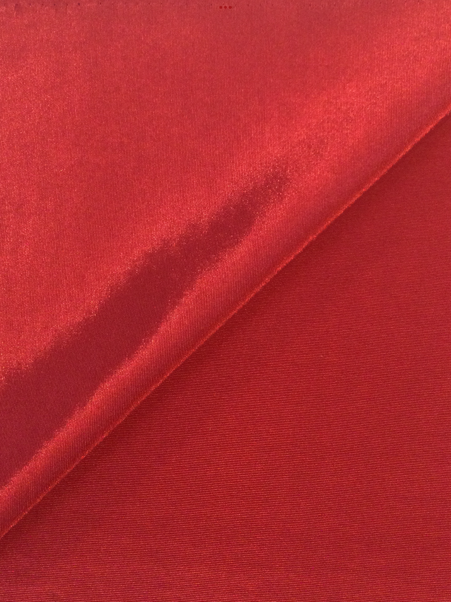 Polyester Bengaline Faille In Valetine Red