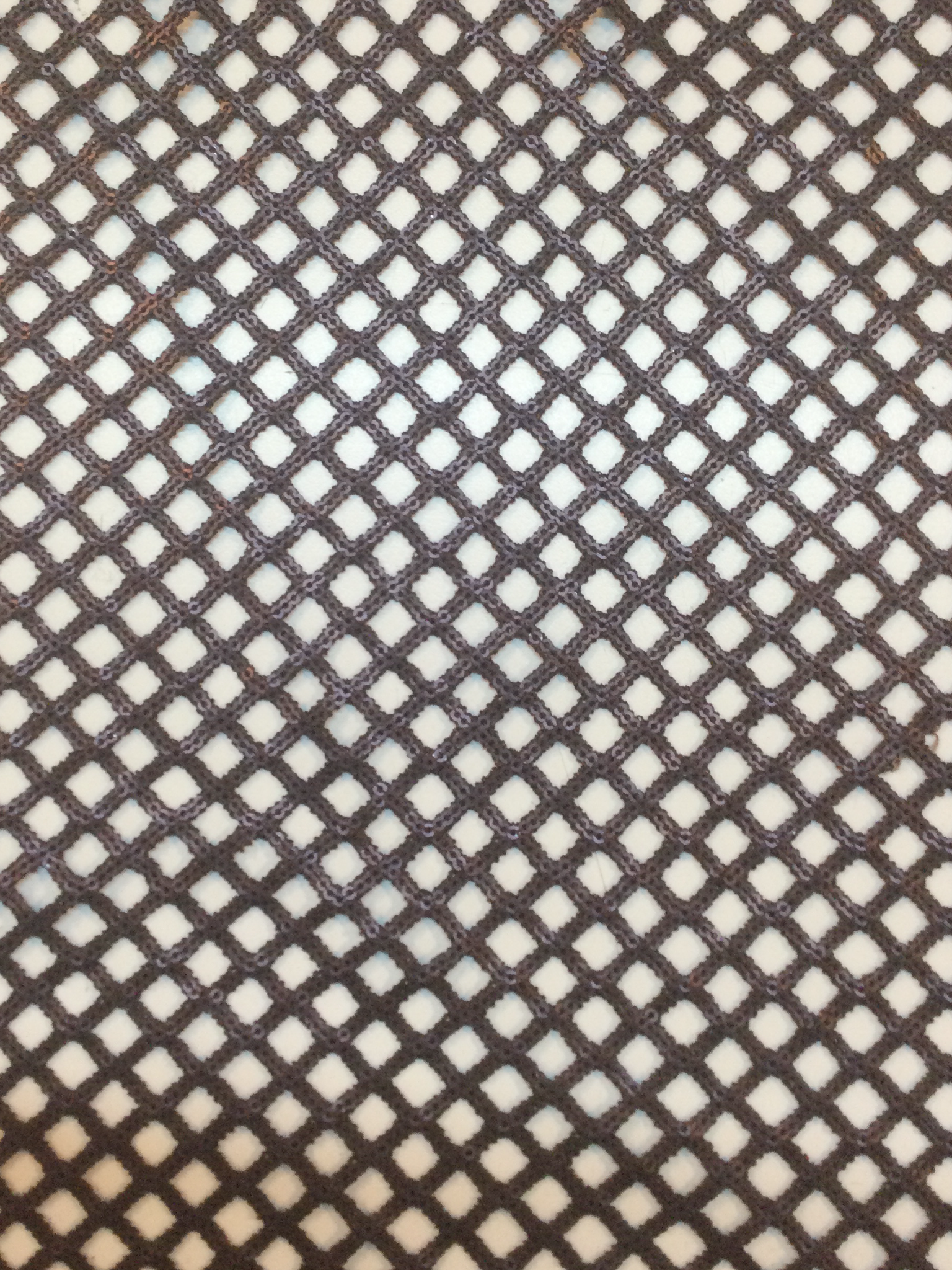 Matte Finish Fishnet Mini-Sequins in Brown