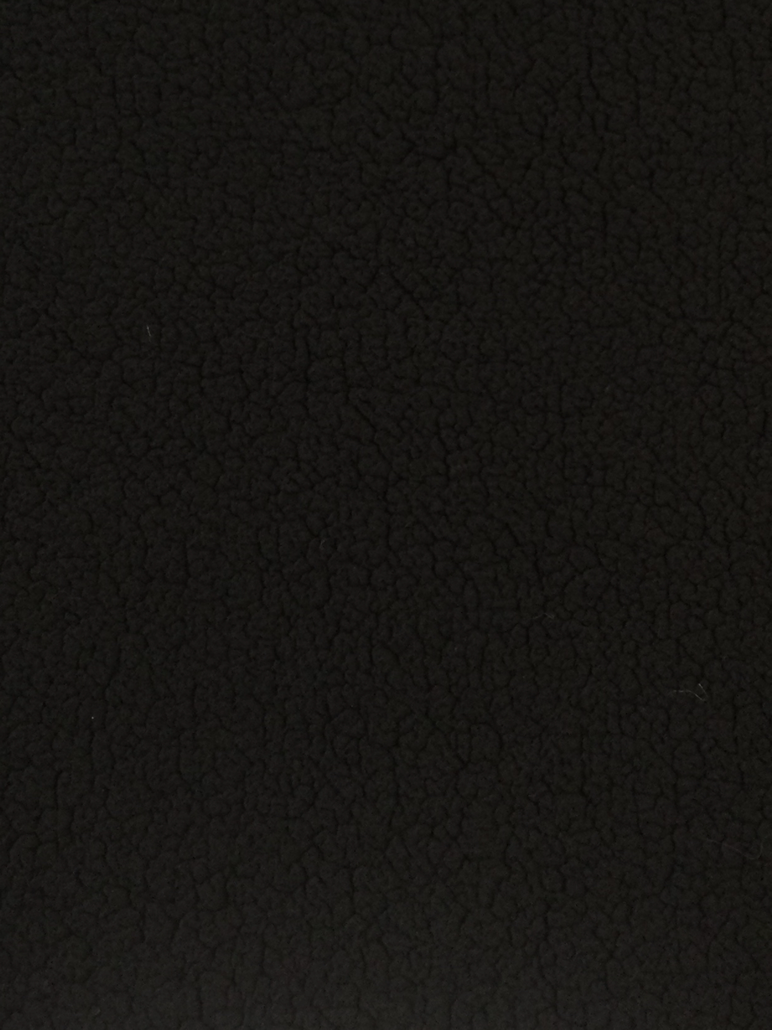 Polyester Sherpa in Black