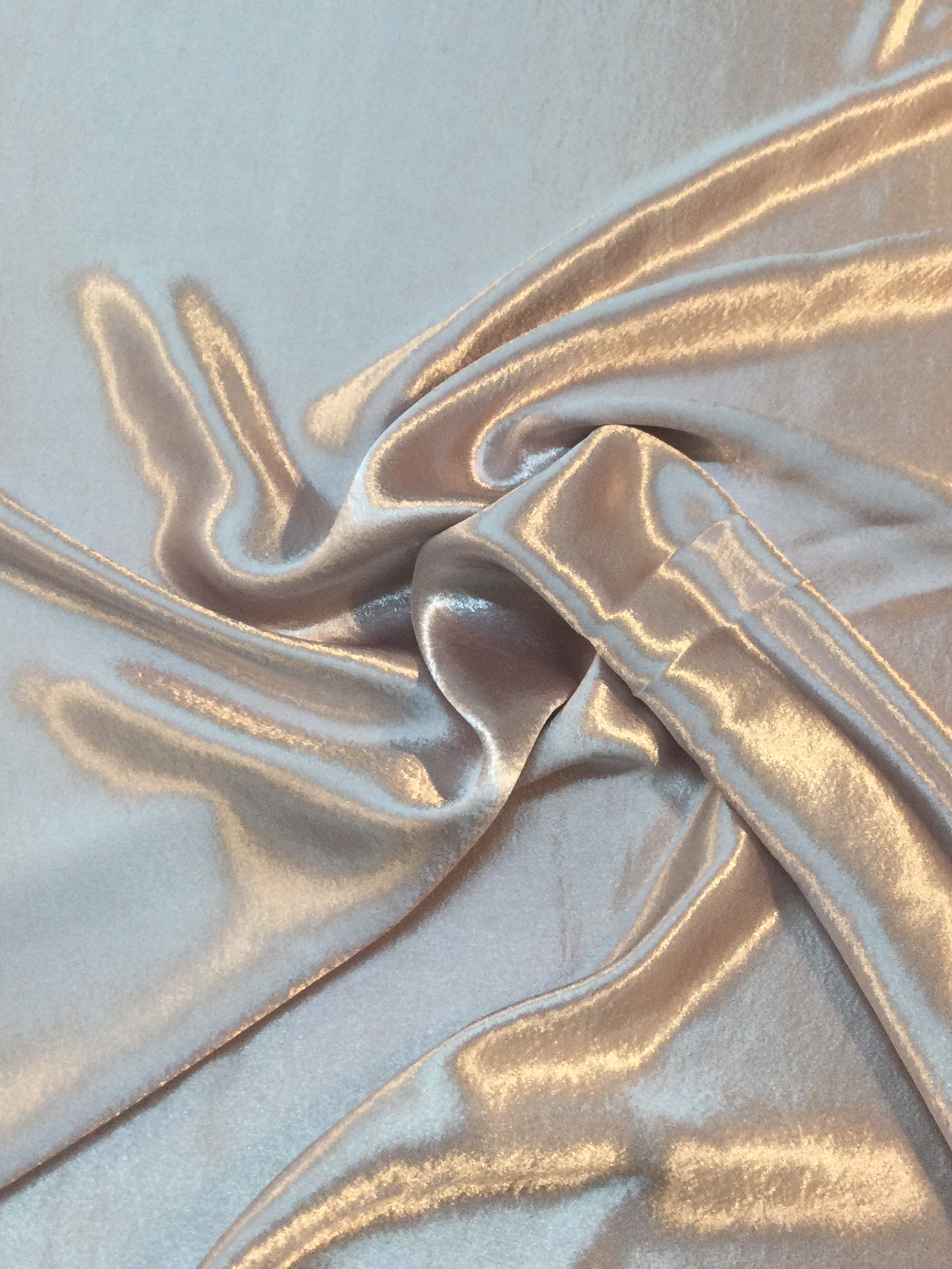 Polyester Crepe Satin in Dusty Rose