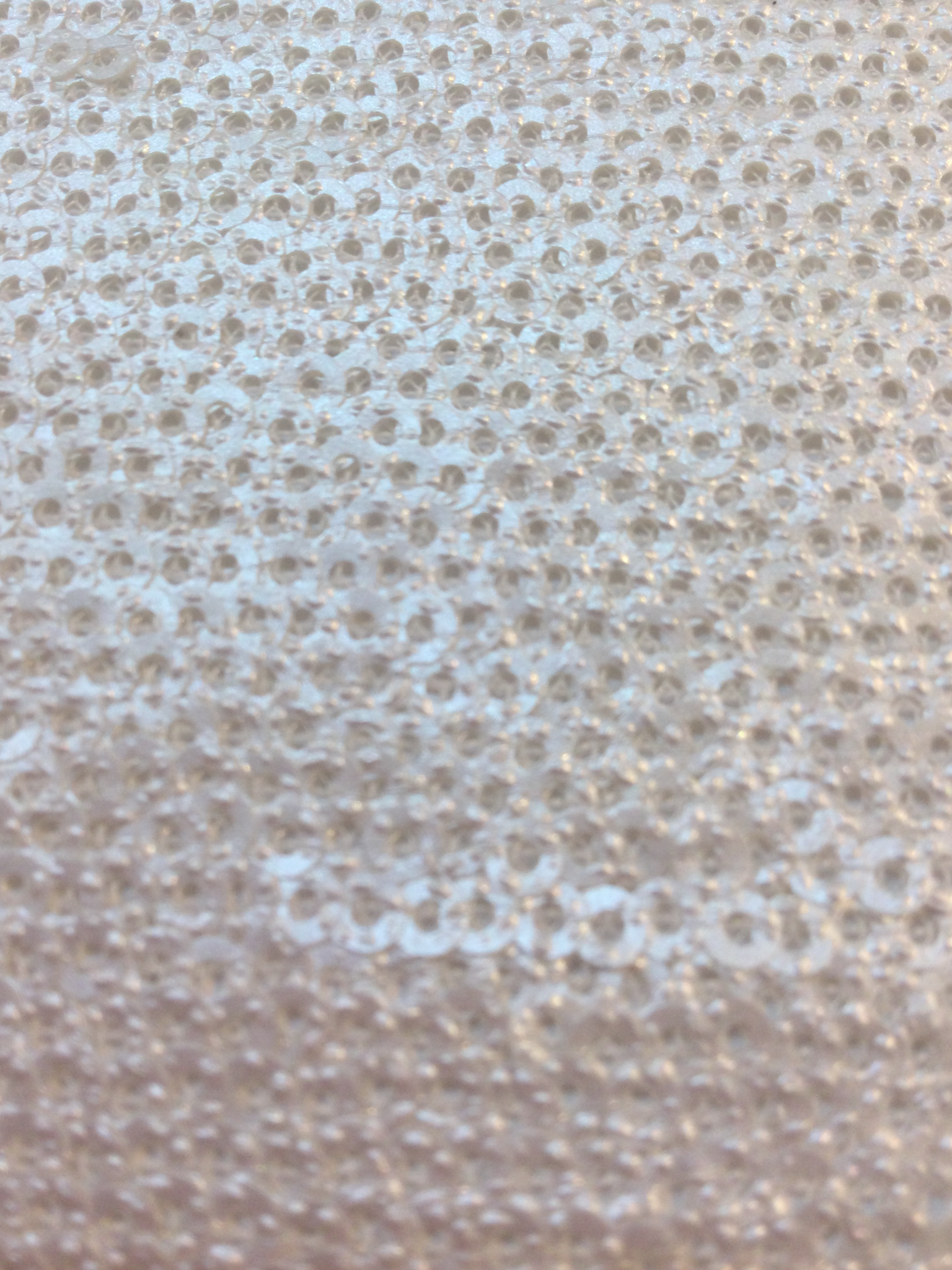 Micro Sequins on Tulle in White