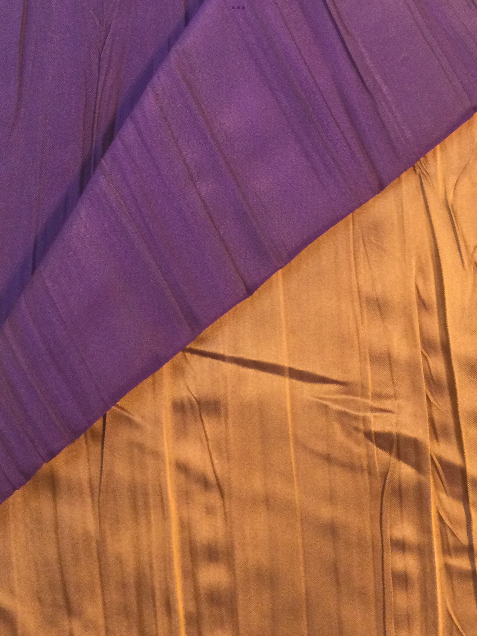 Crinkled Iridescent Rhodia Satin