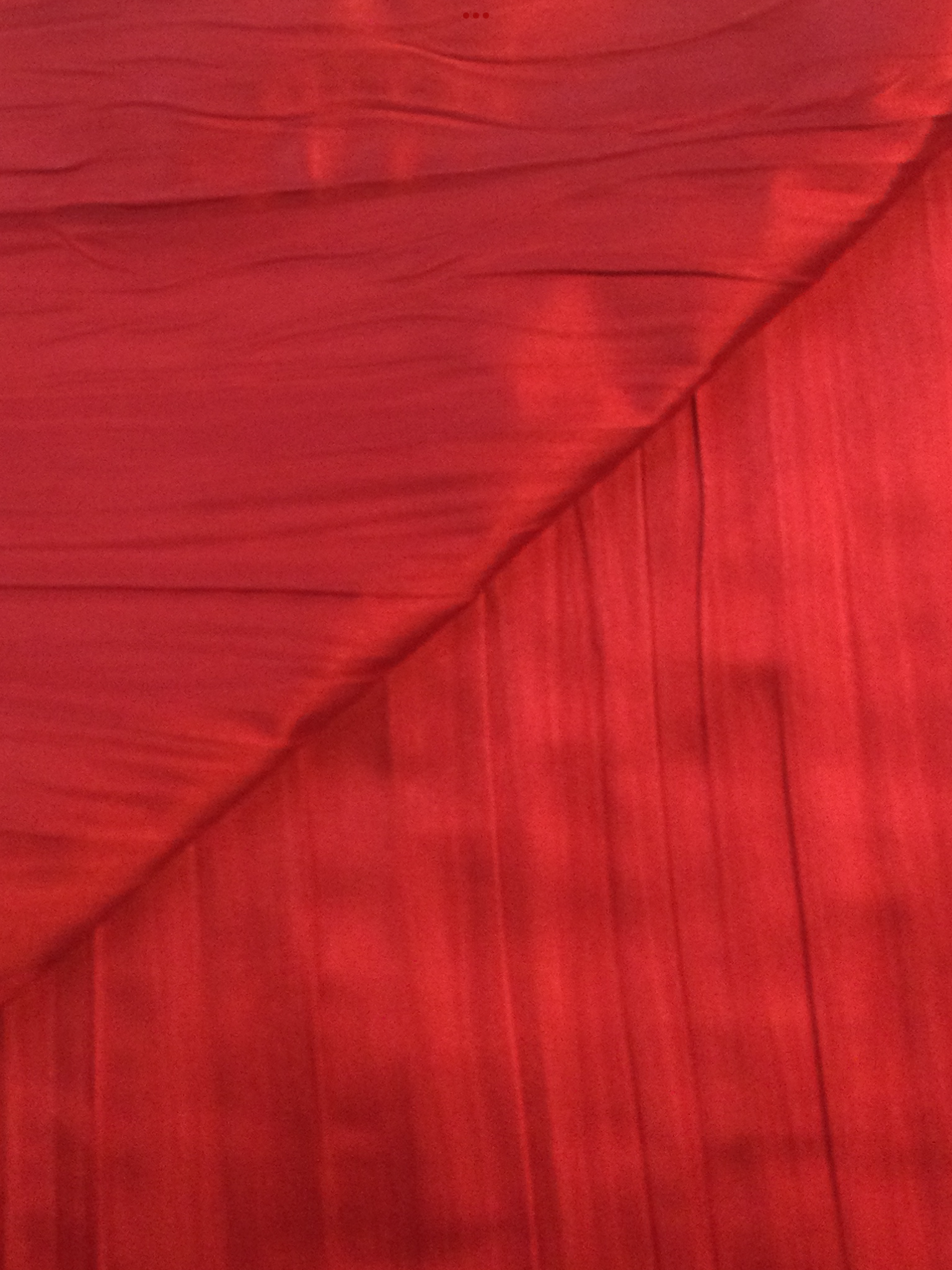 Crinkled Iridescent Rhodia Satin