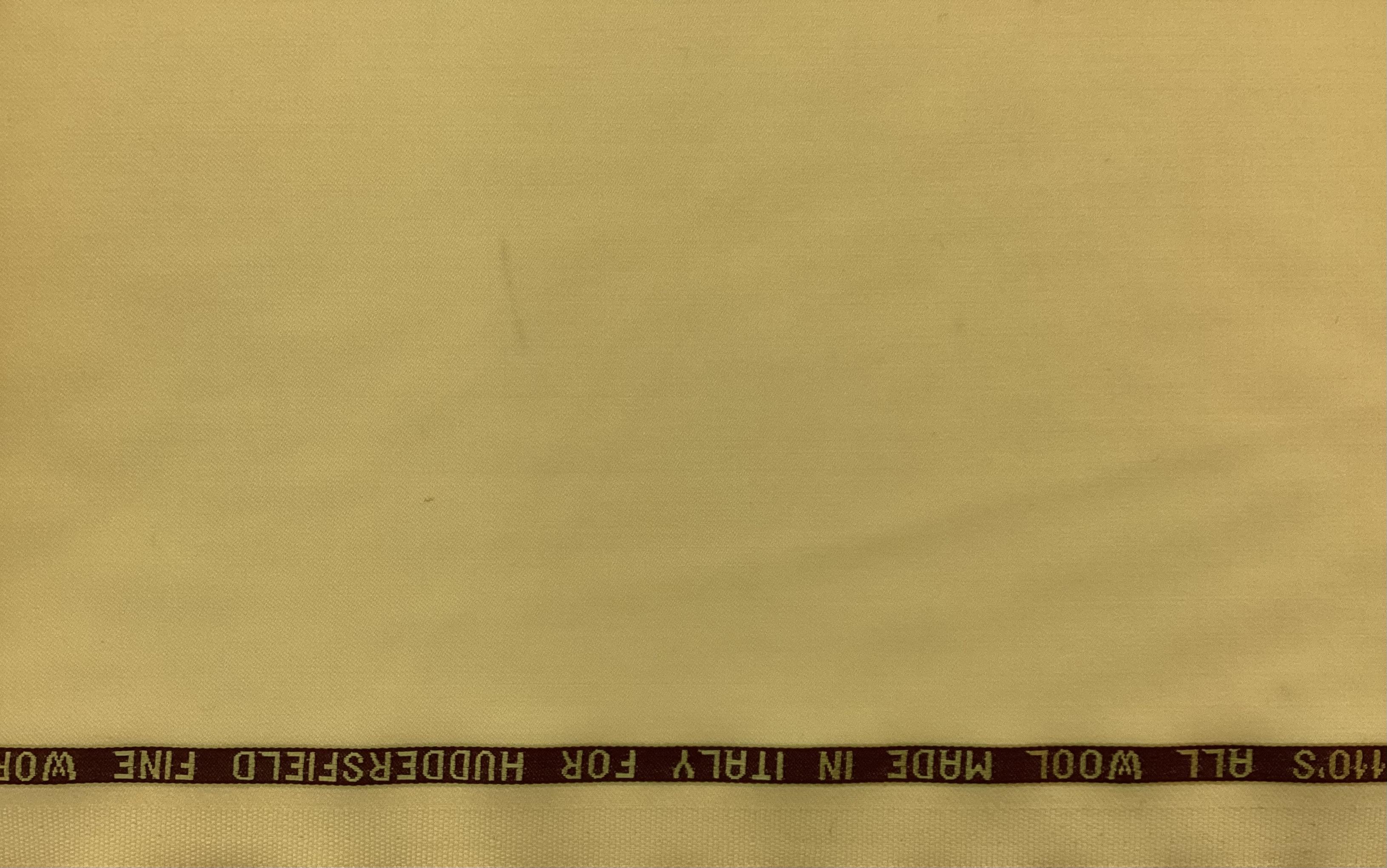 Italian Wool Super 110's In Yellow