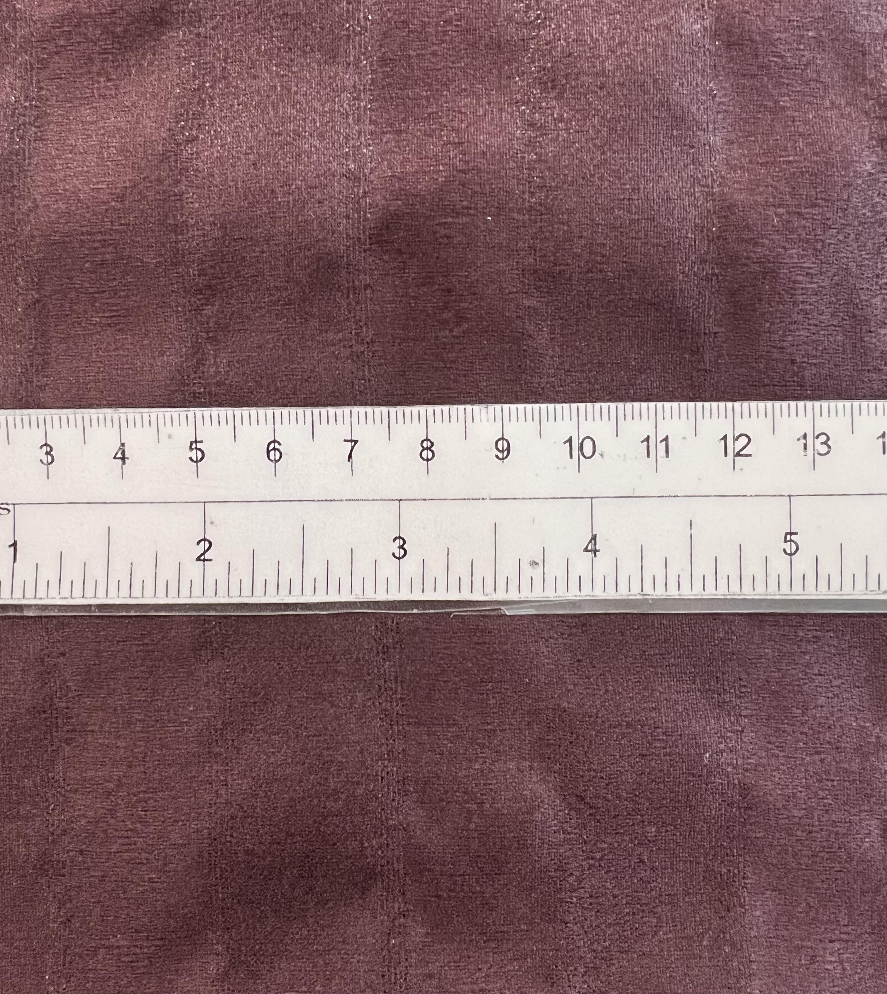 Made in Italy Silk/Metallic Jacquard Stripe in Raisin