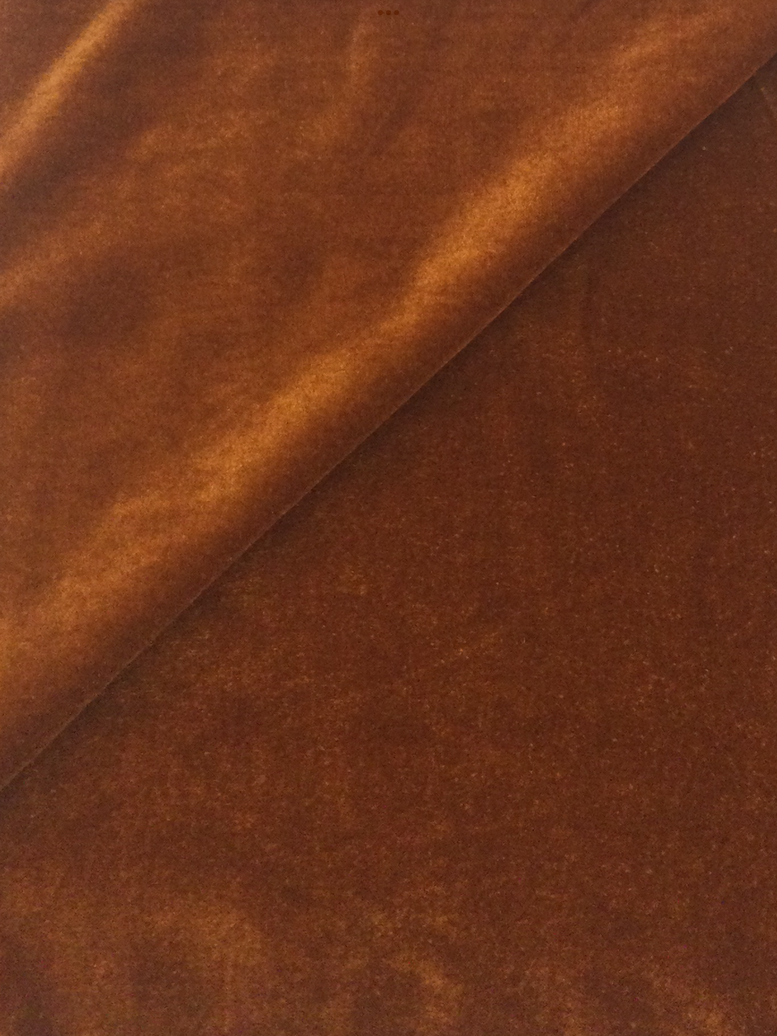 Silk and Rayon Velvet in Marigold