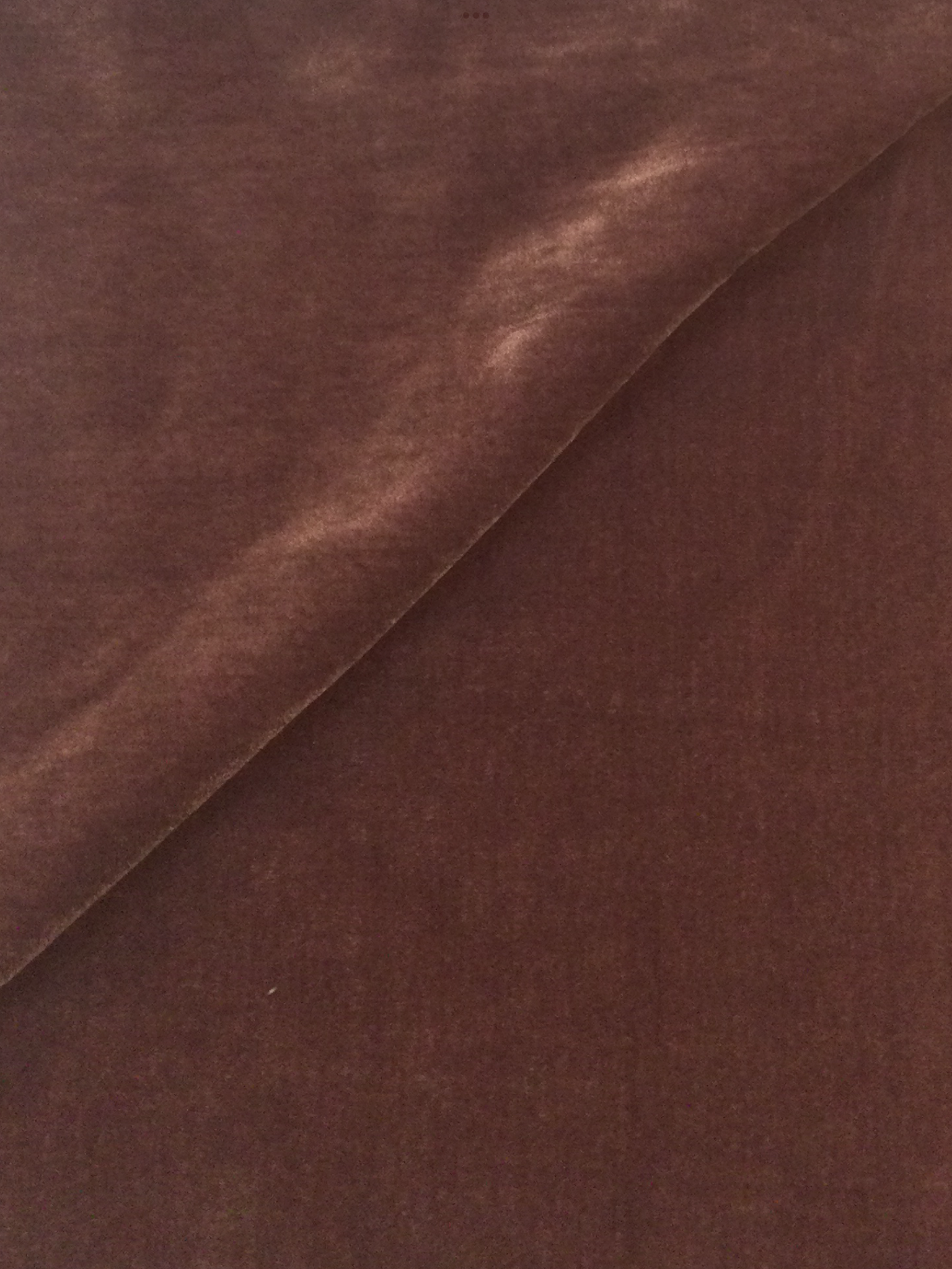 Silk and Rayon Velvet in Mauve