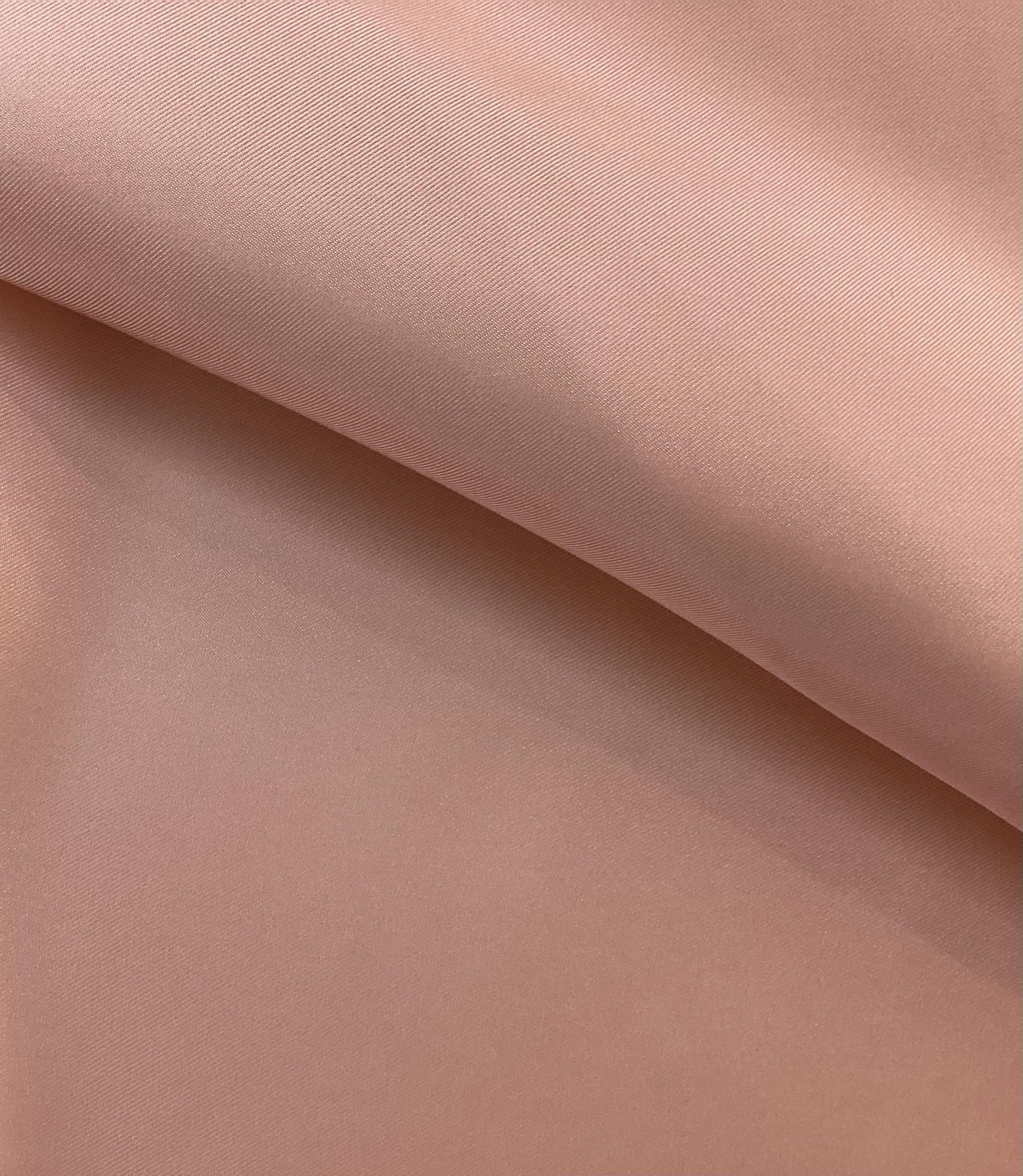100% Silk Twill In Rose Quartz