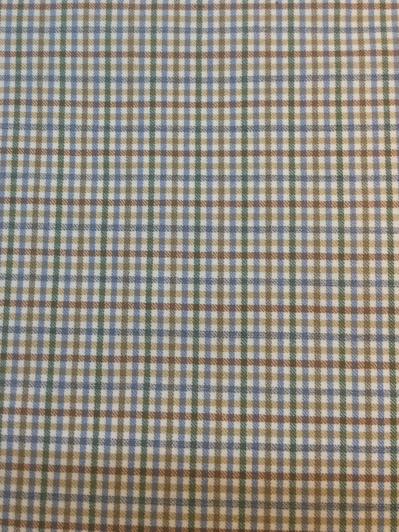 Made in Italy 85% Wool 15% Silk Check