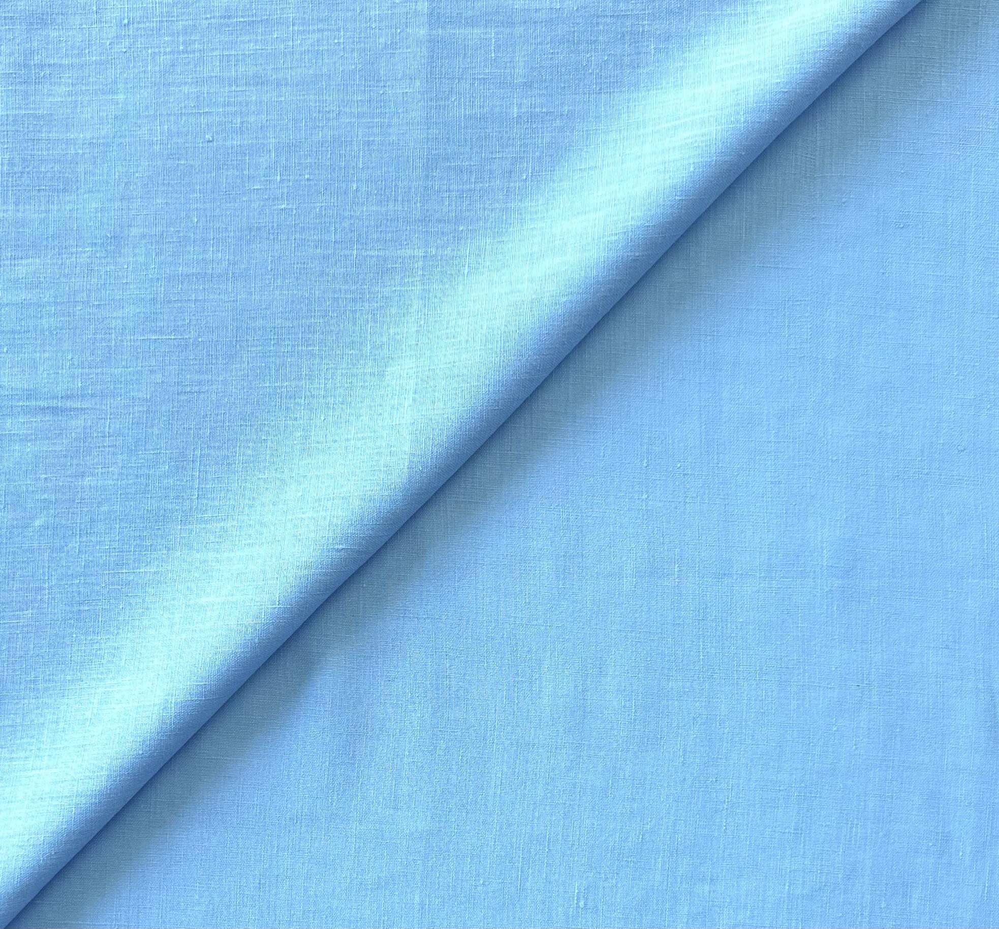 Handkerchief Linen in Pacific Blue