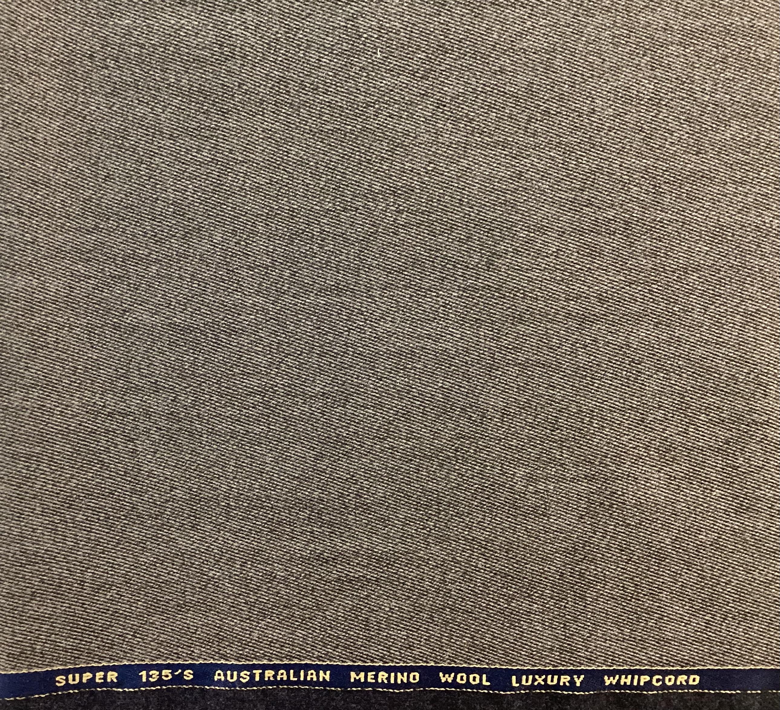 Italian Wool Super 130's Twill in Brown