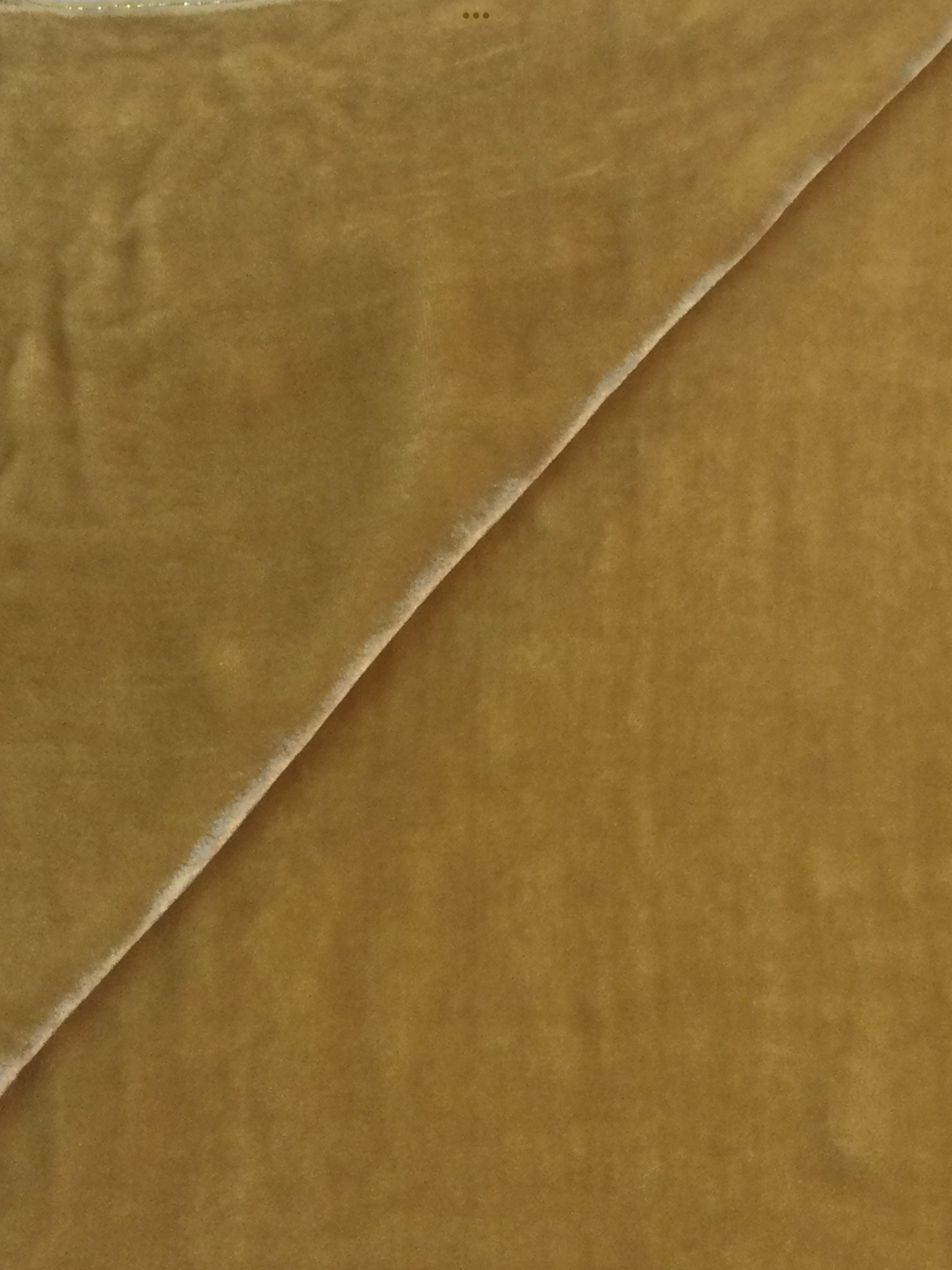 Silk and Rayon Velvet in Cider