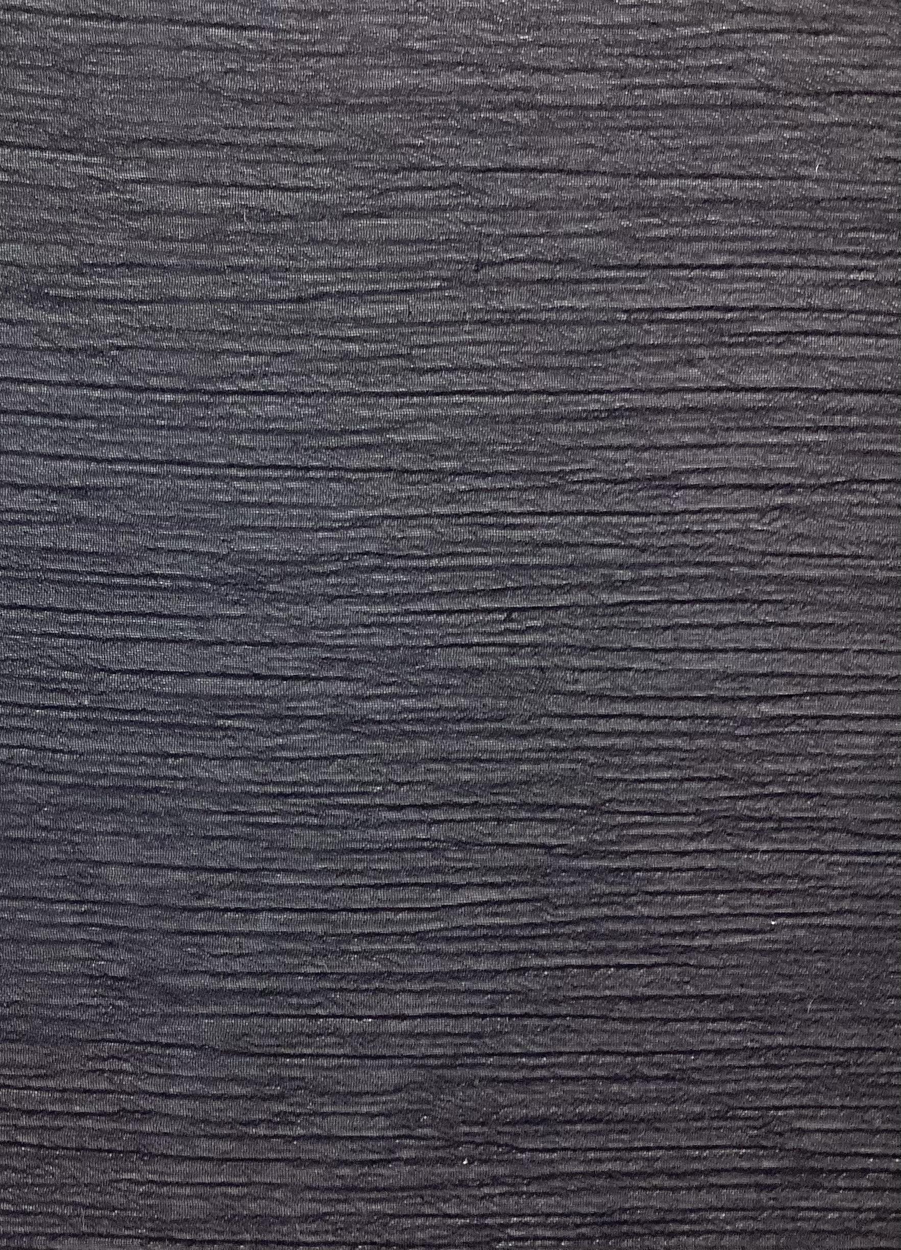 100% Polyester Crinkle Chiffon in Navy