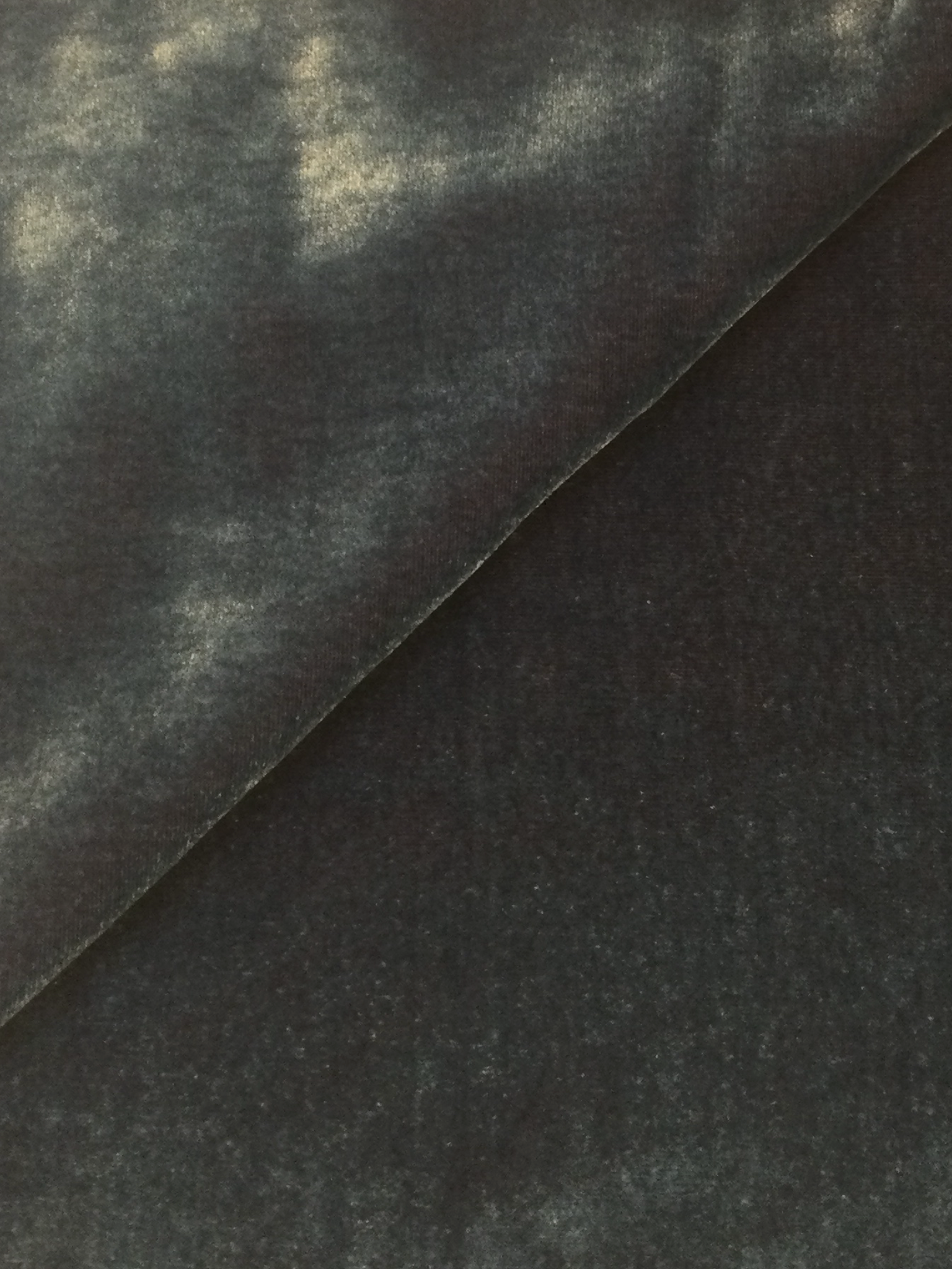 Silk and Rayon Velvet in Smokey Red