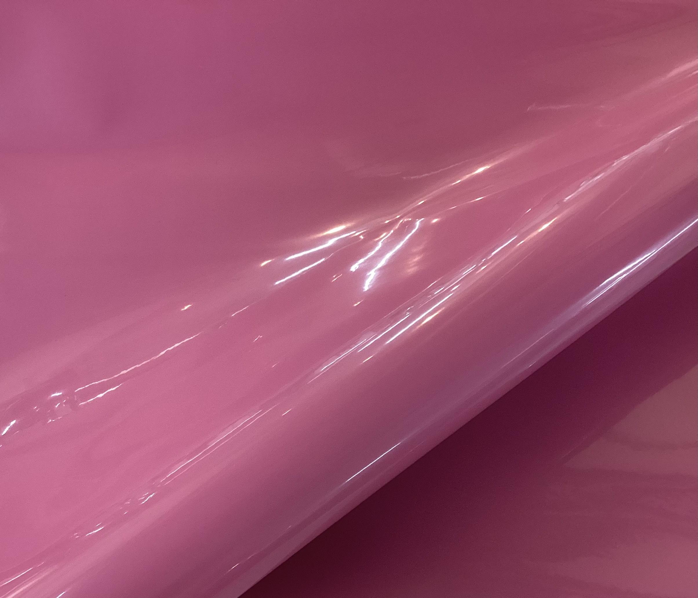 Italian Upholstery Vinyl in Bubblegum Pink