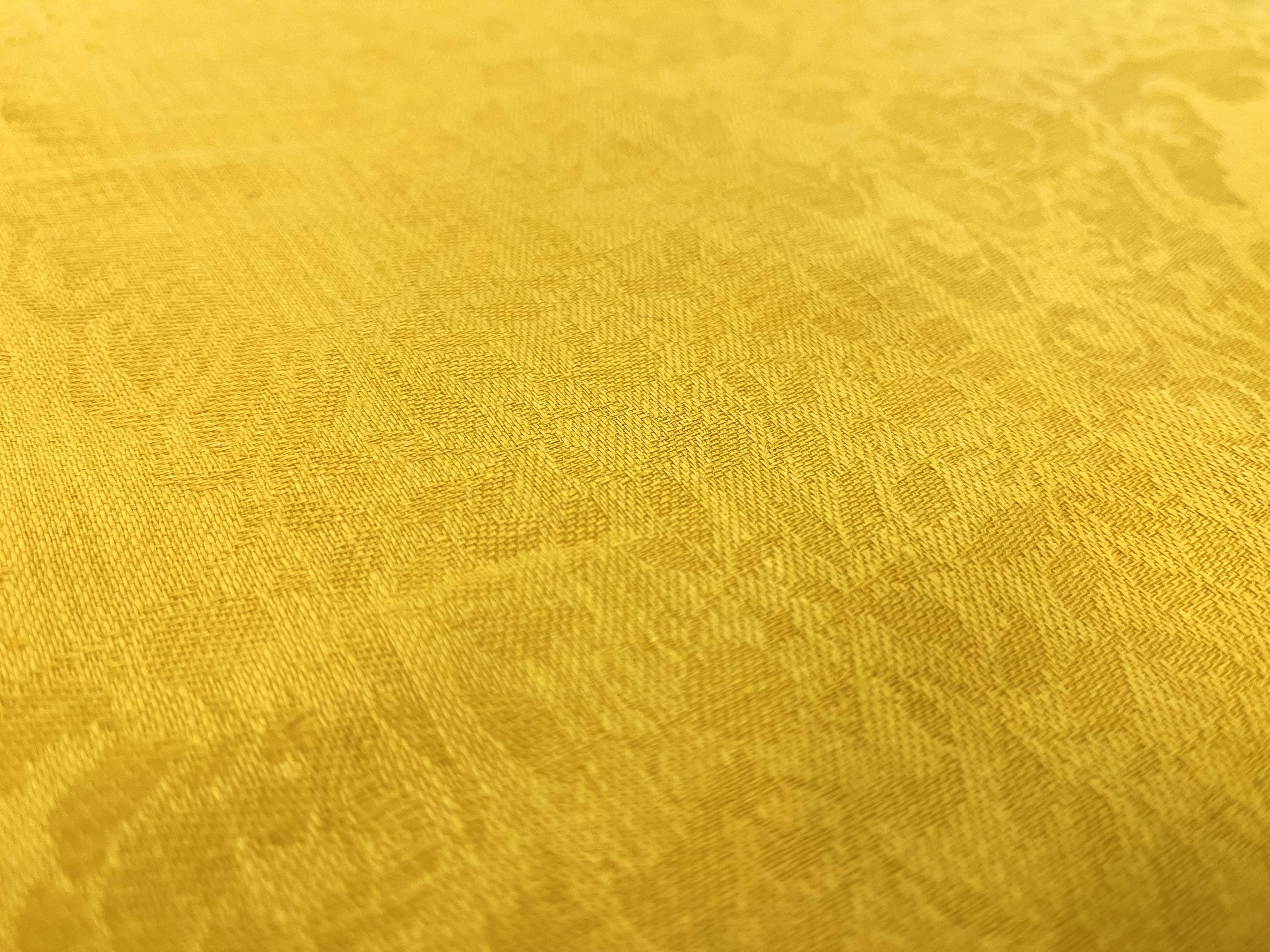 Made in Italy Linen Jacquard in Goldenrod
