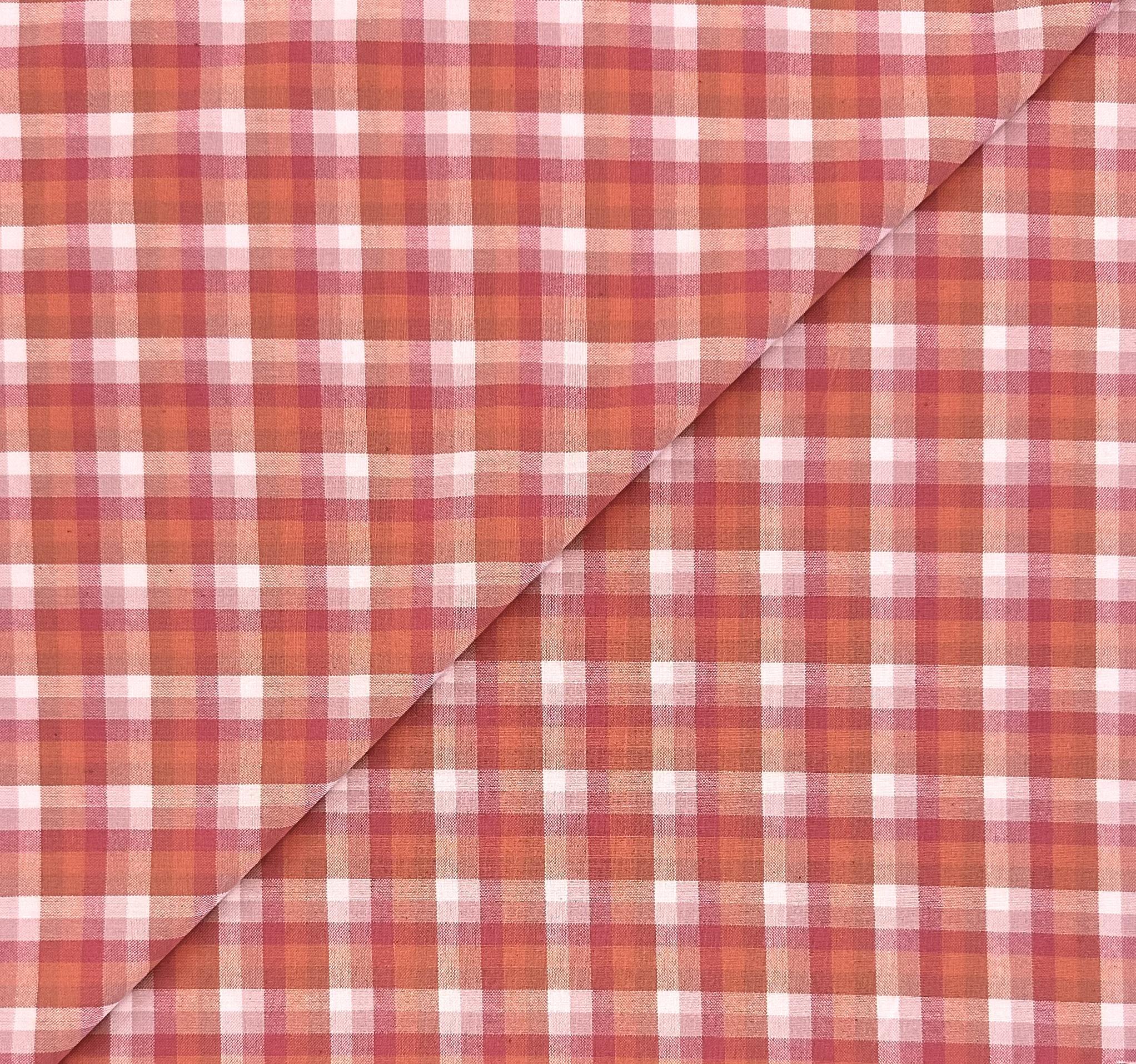 Cotton Plaid in Sienna