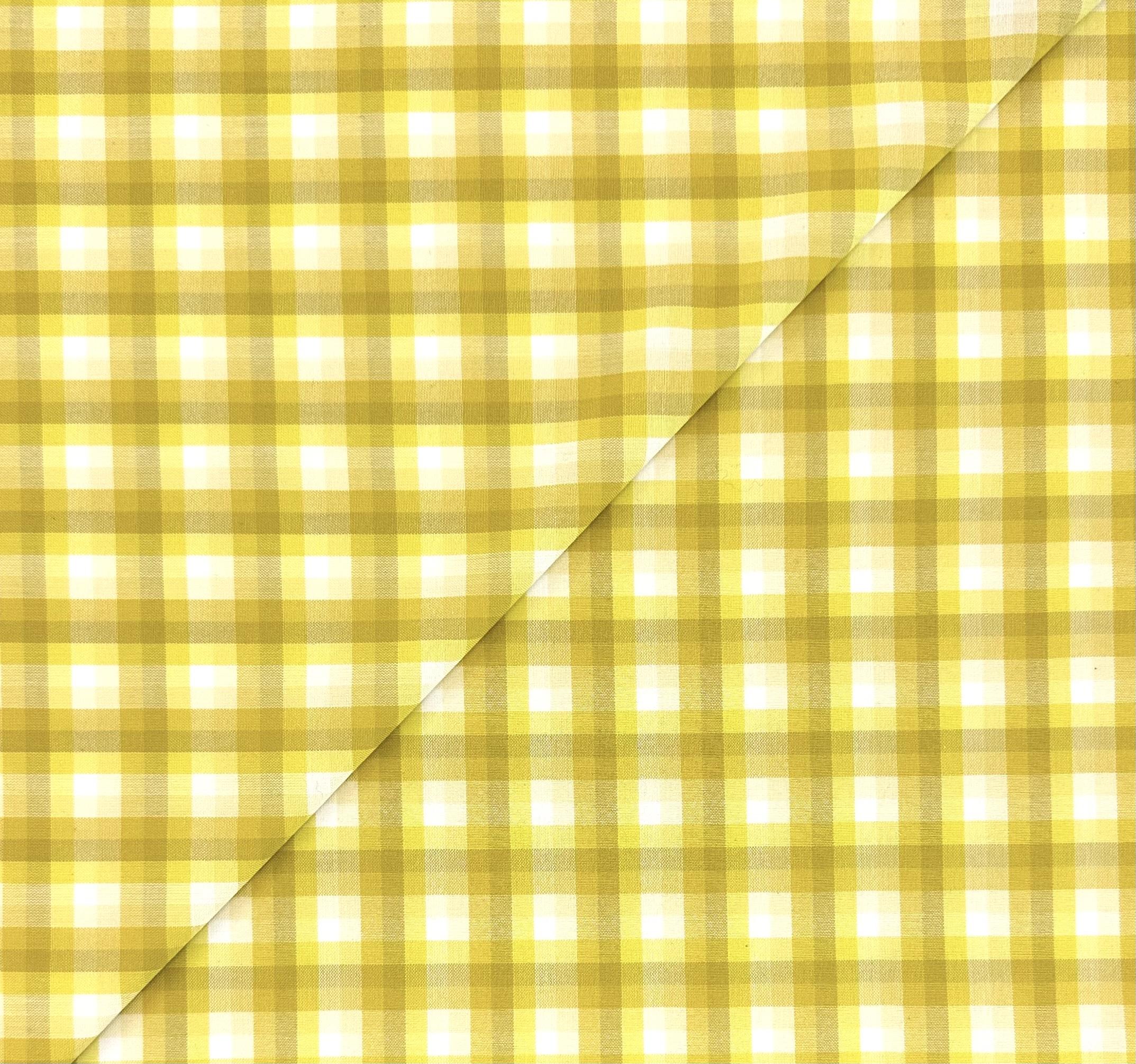 Cotton Plaid in Pickle