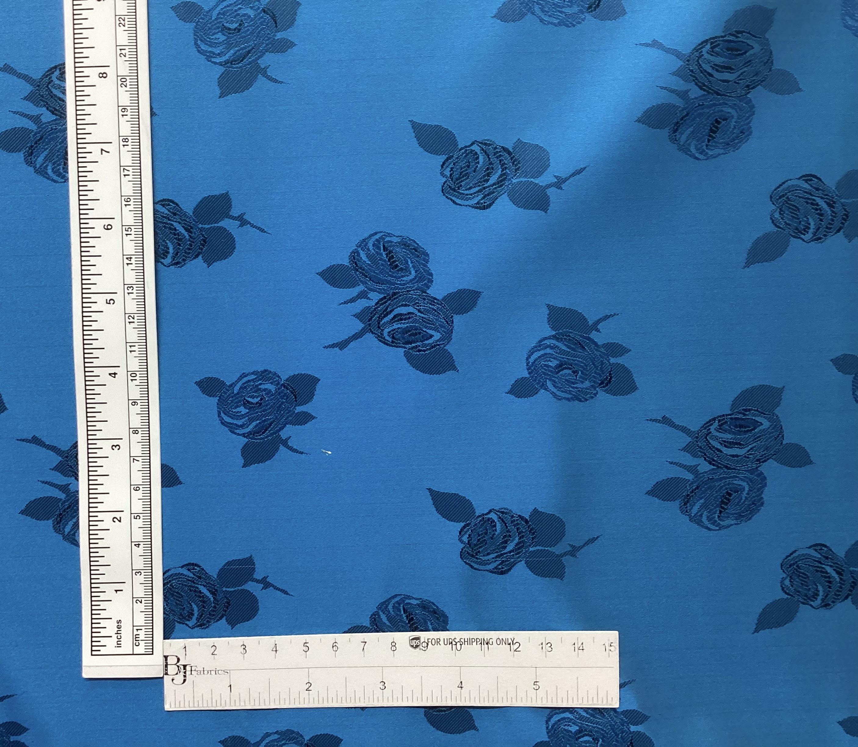 Silk Jacquard in Turquoise