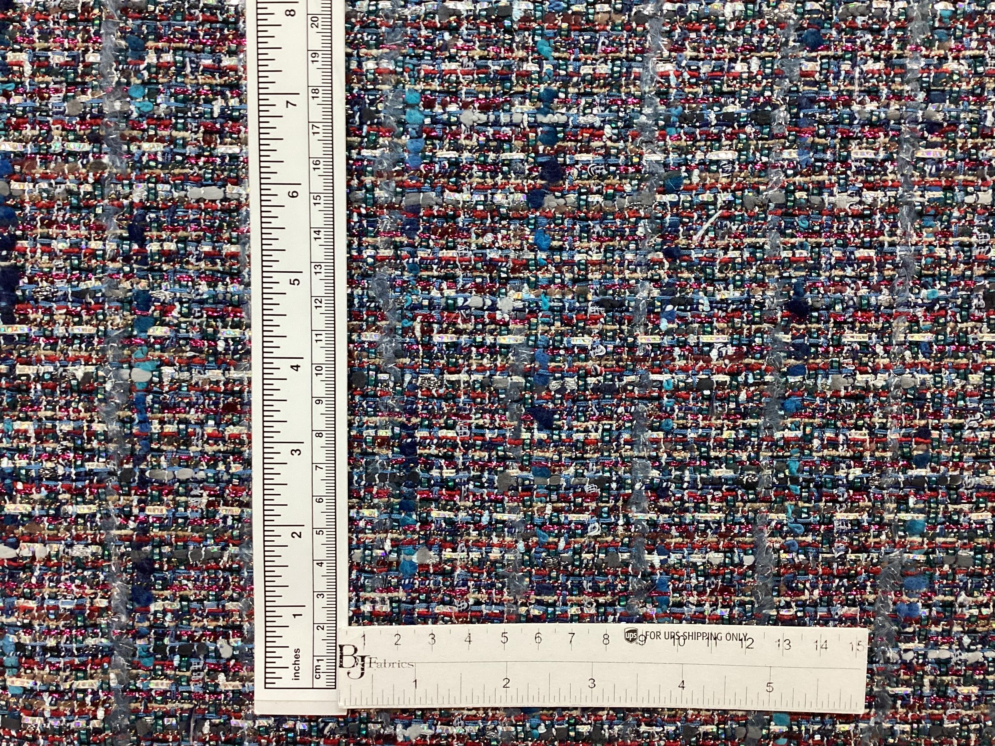 MADE IN ITALY METALLIC TWEED