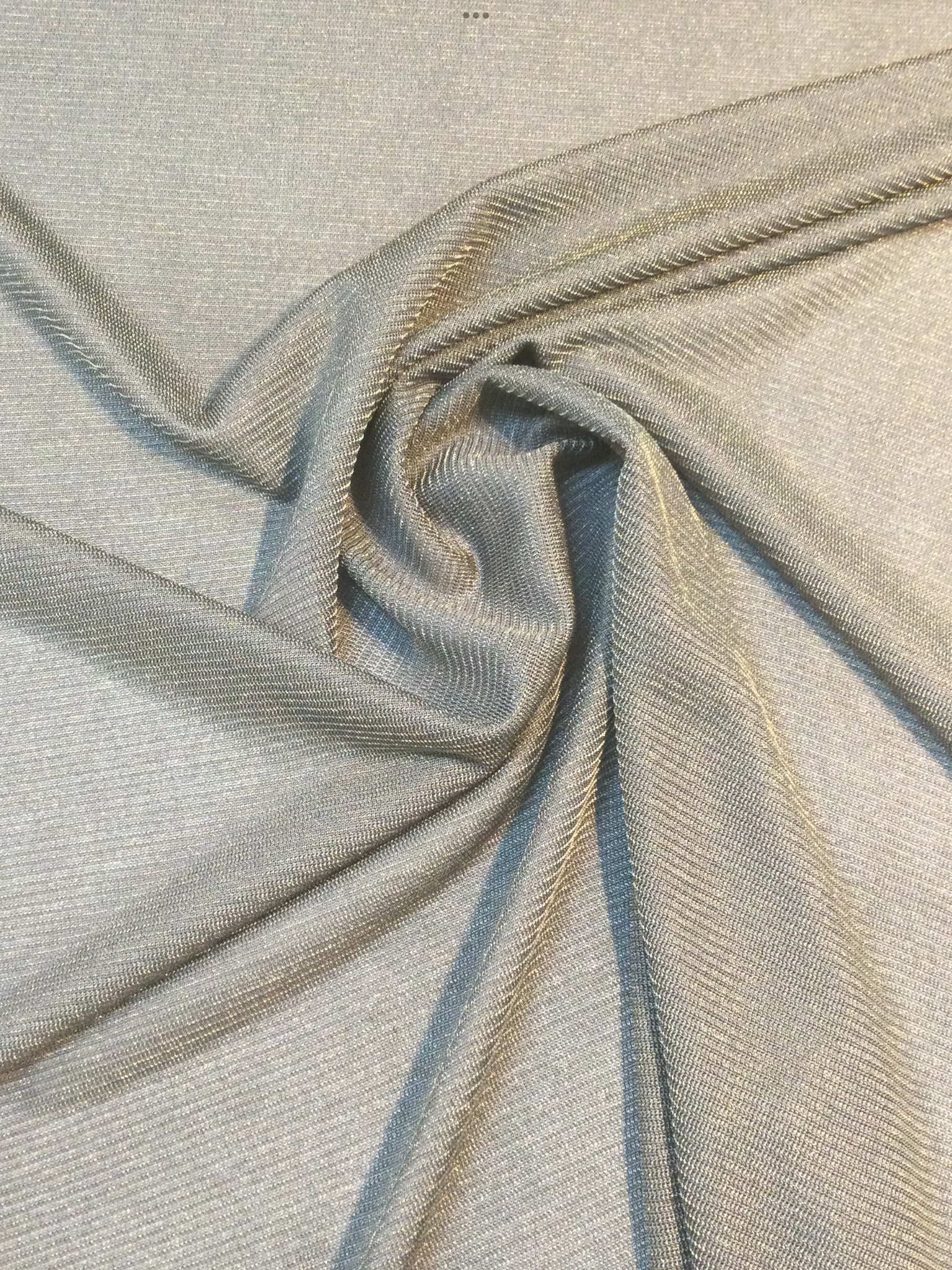 Italian Viscose Tissue Chain Knit in Gray