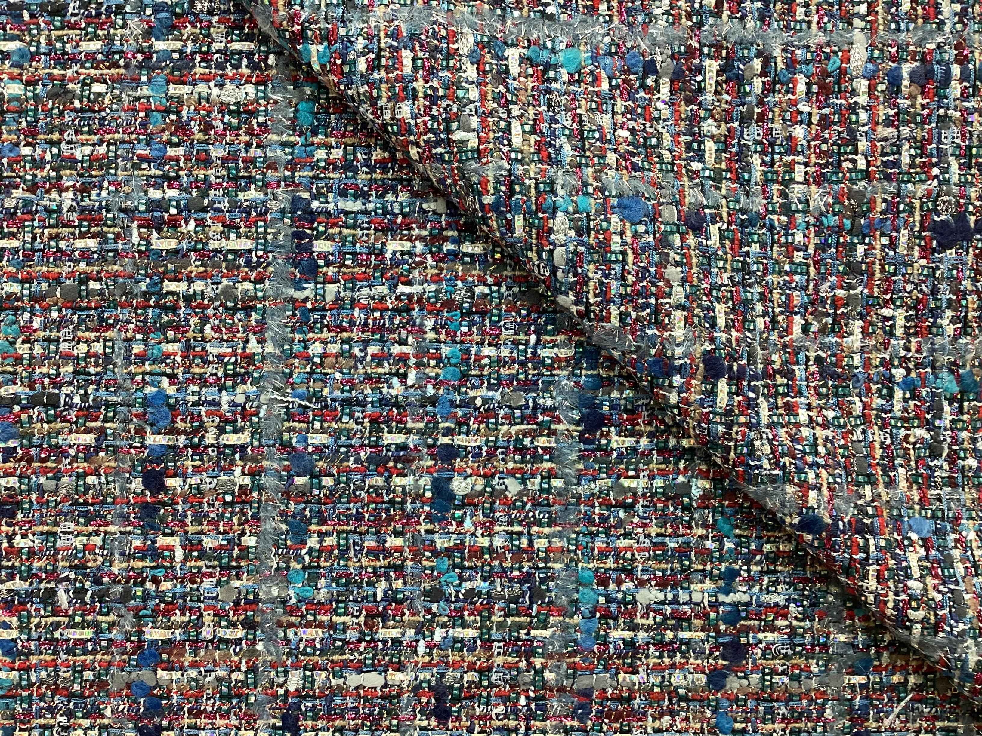 MADE IN ITALY METALLIC TWEED