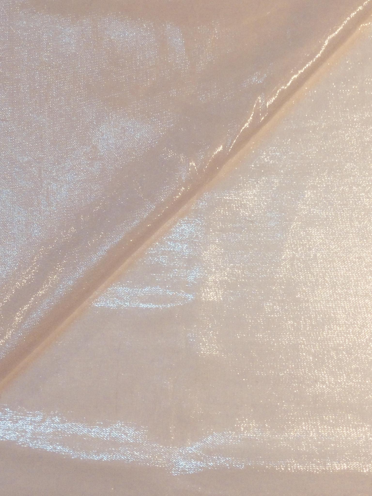 Lurex Silk Chiffon in Petal Pink