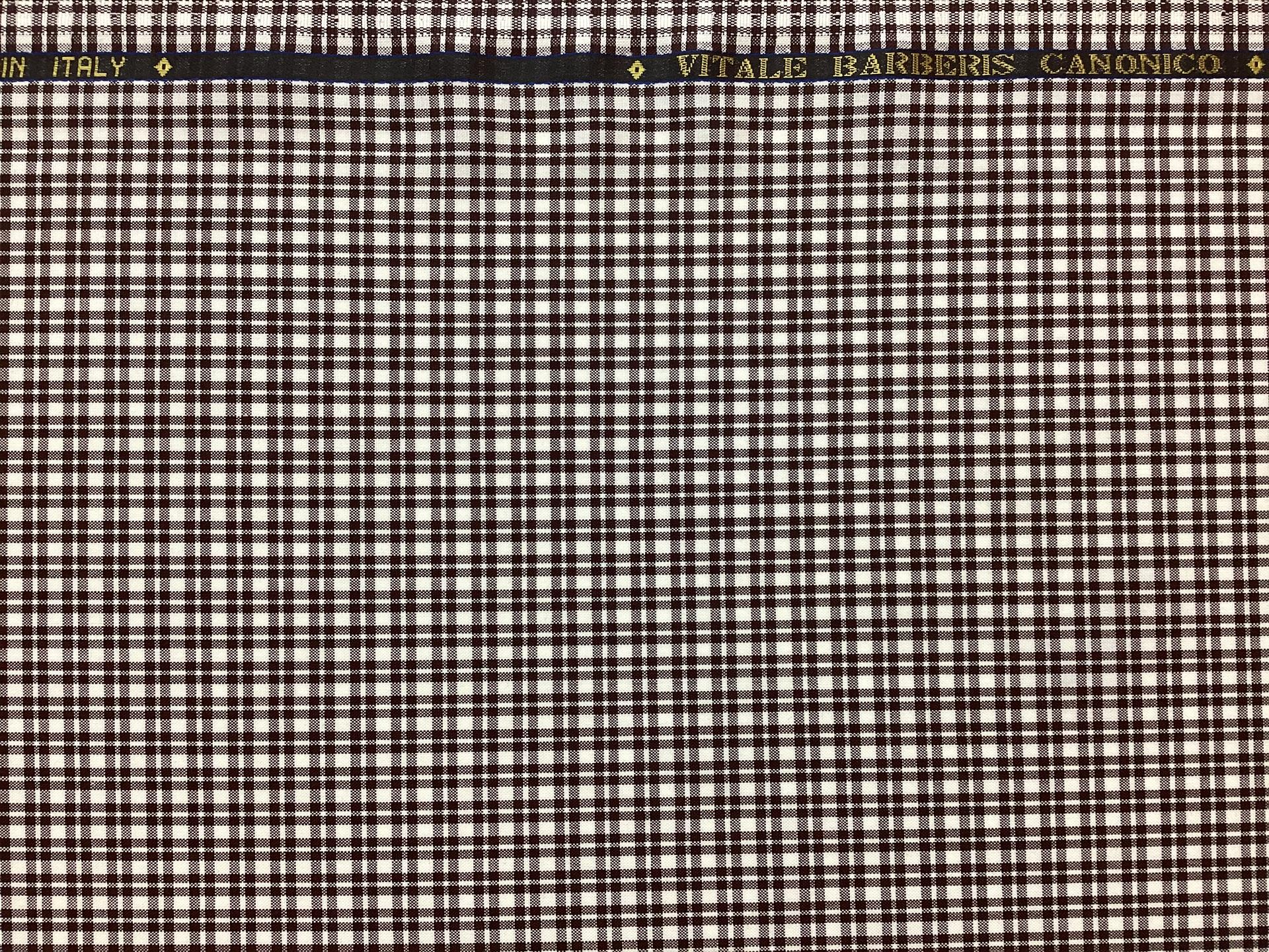 Italian Loro Piana Wool Super 150's in Brown White