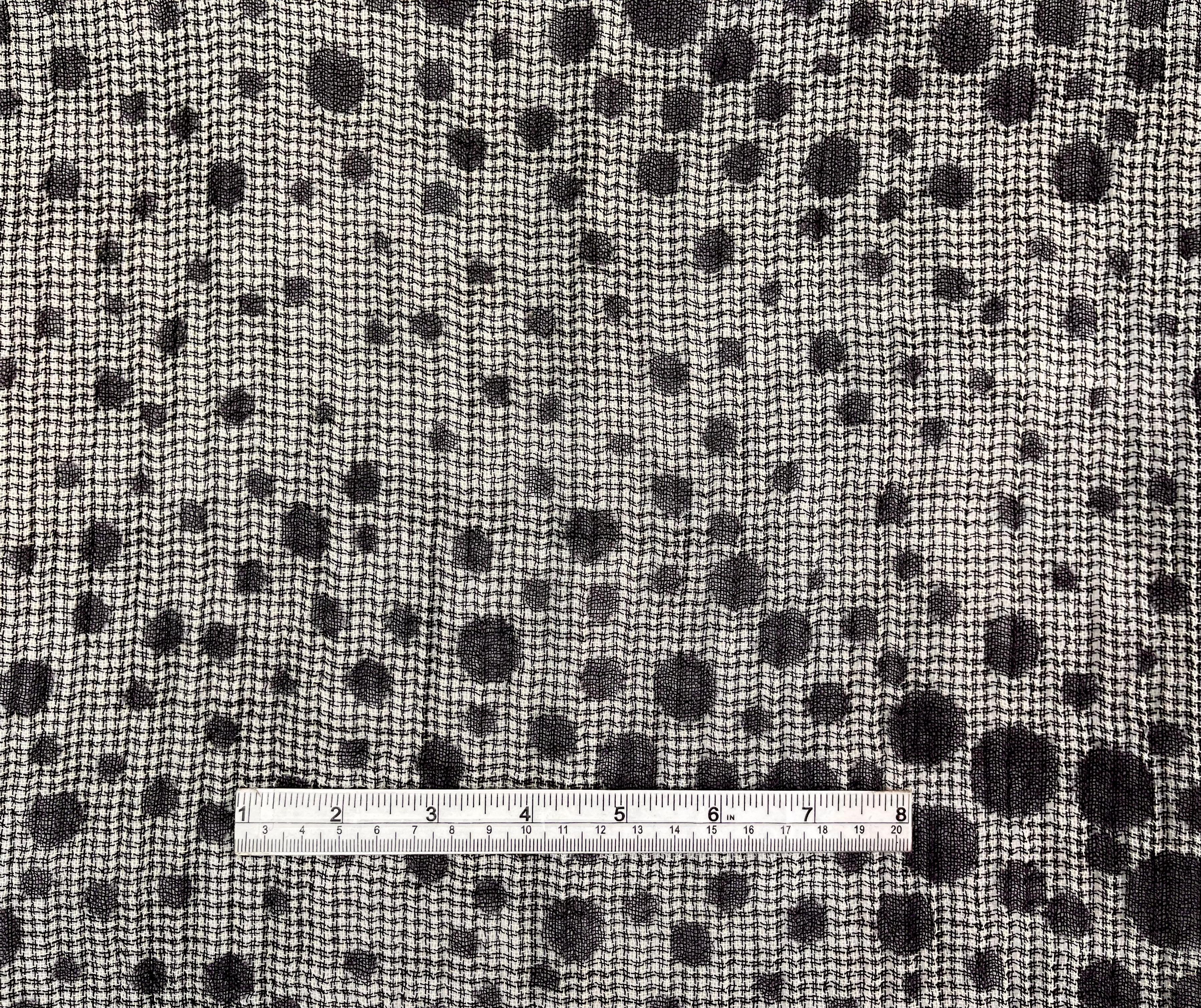 Printed Wool/Cotton Mesh