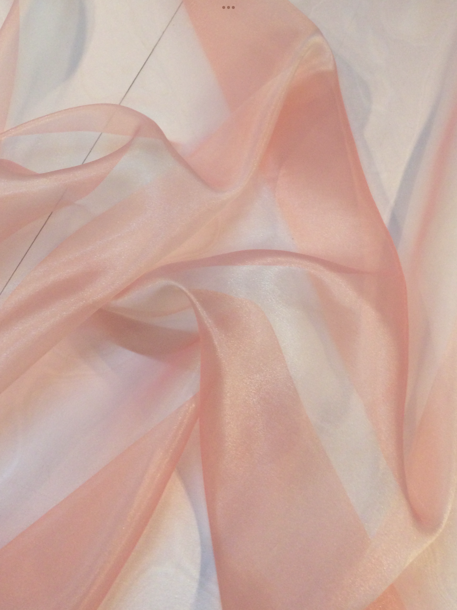 Iridescent Polyester Organza in Red