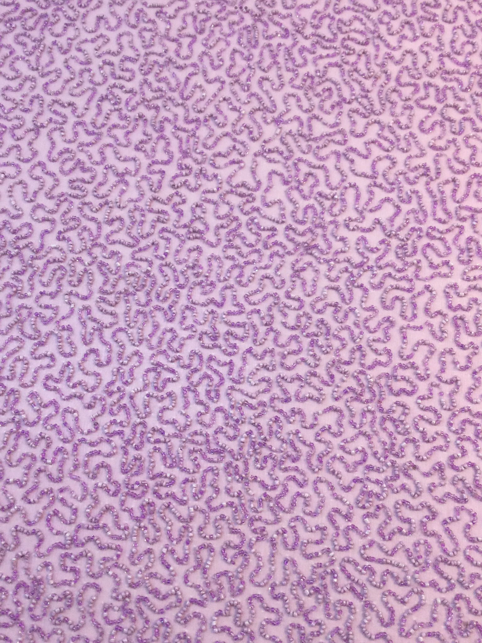 Beaded Chiffon in Lavender