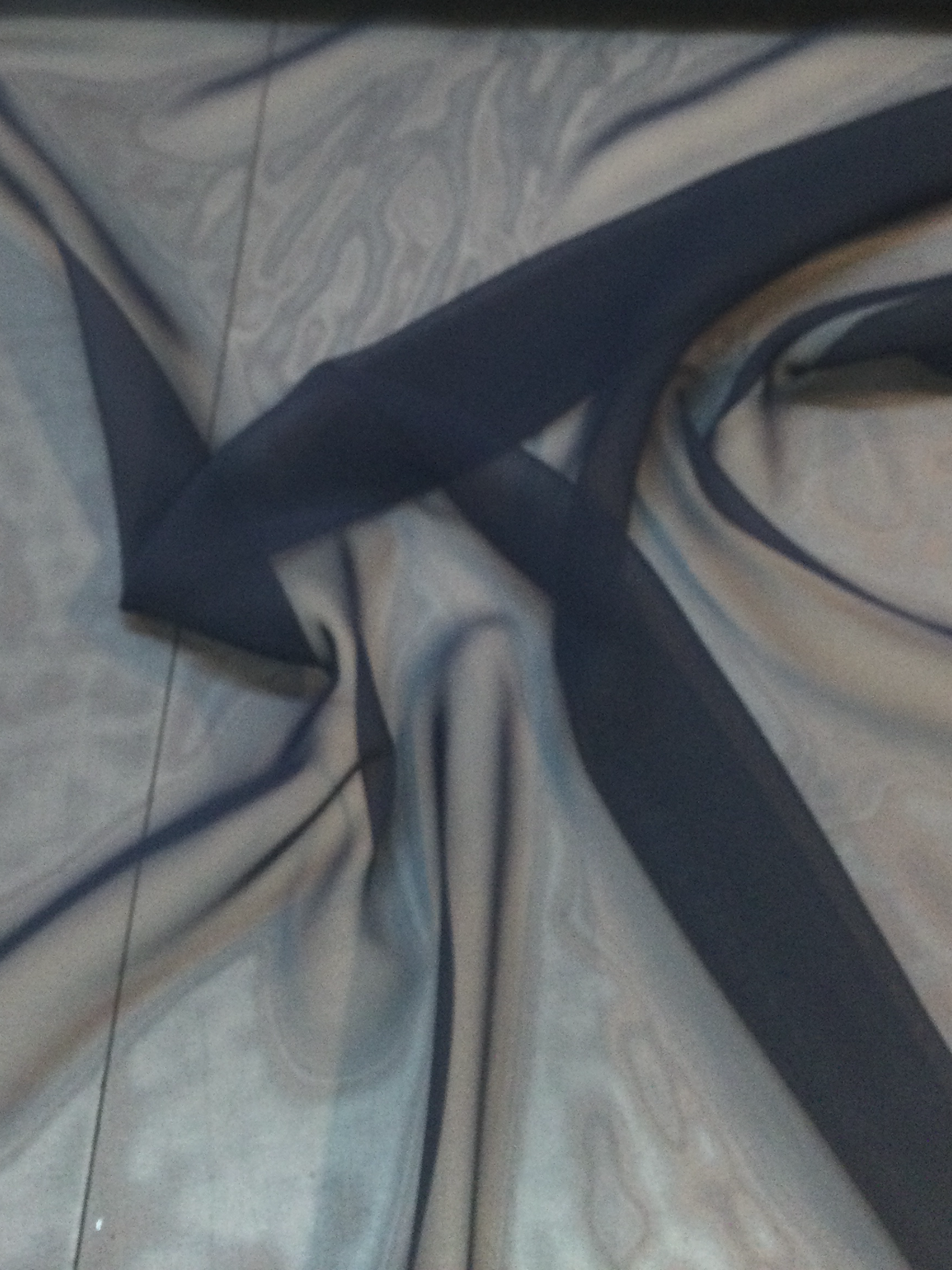 Polyester Chiffon in Navy