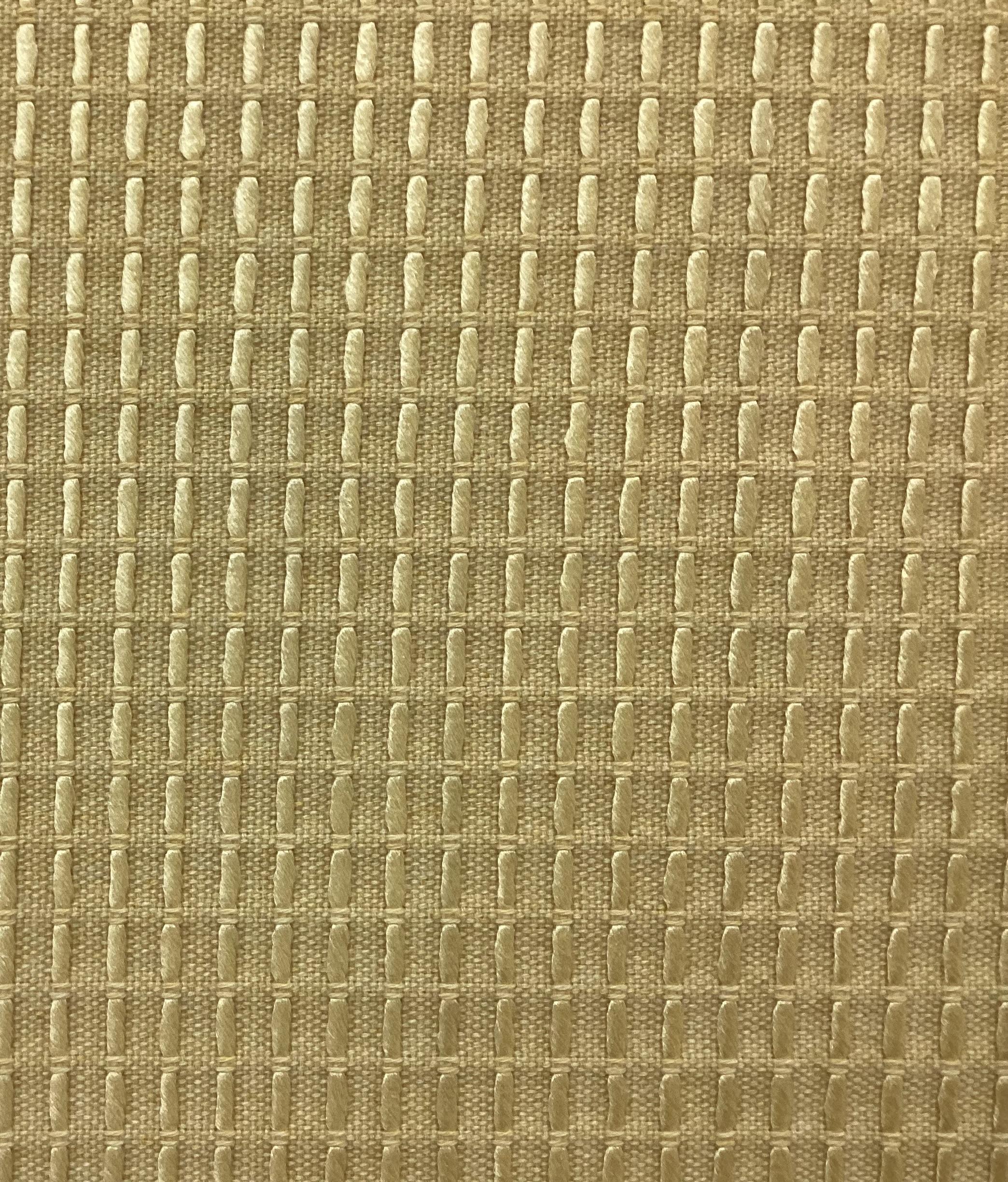 Wool Blend Novelty Running Stitch Pattern In Chrysanthemum