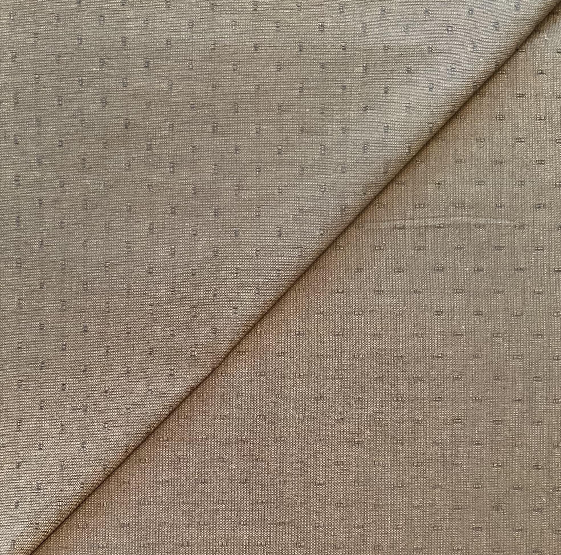 Imported Woven Cotton Novelty in Mushroom