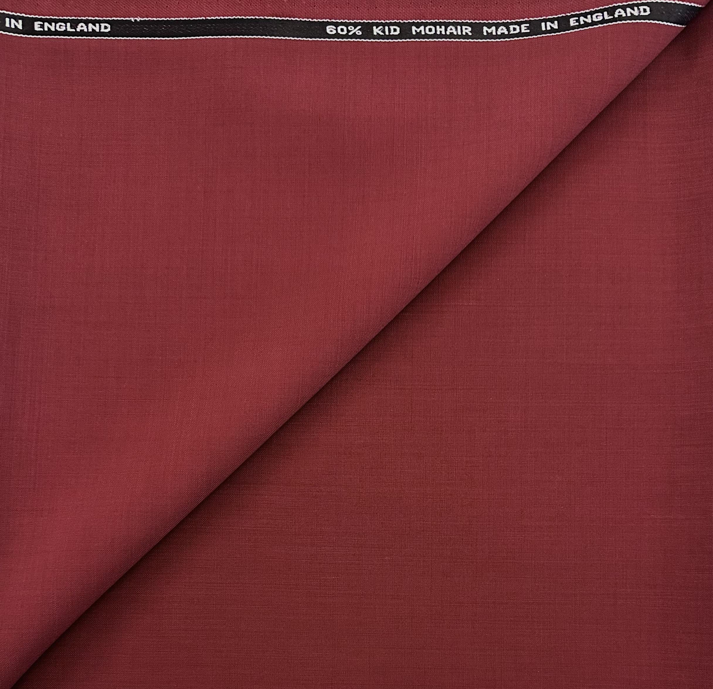 English Wool and Mohair in Cranberry