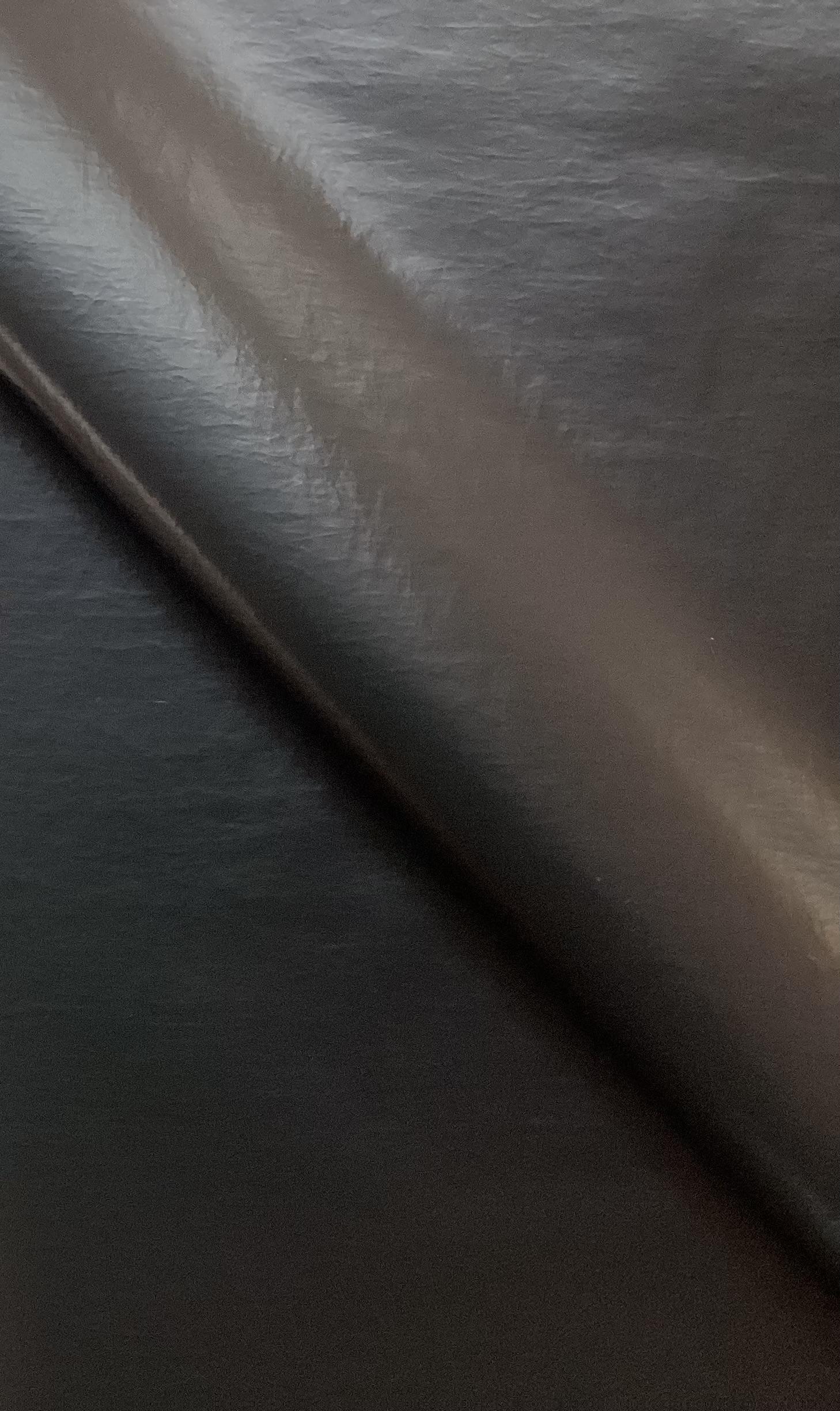 Waterproof Coated Nylon In Ebony