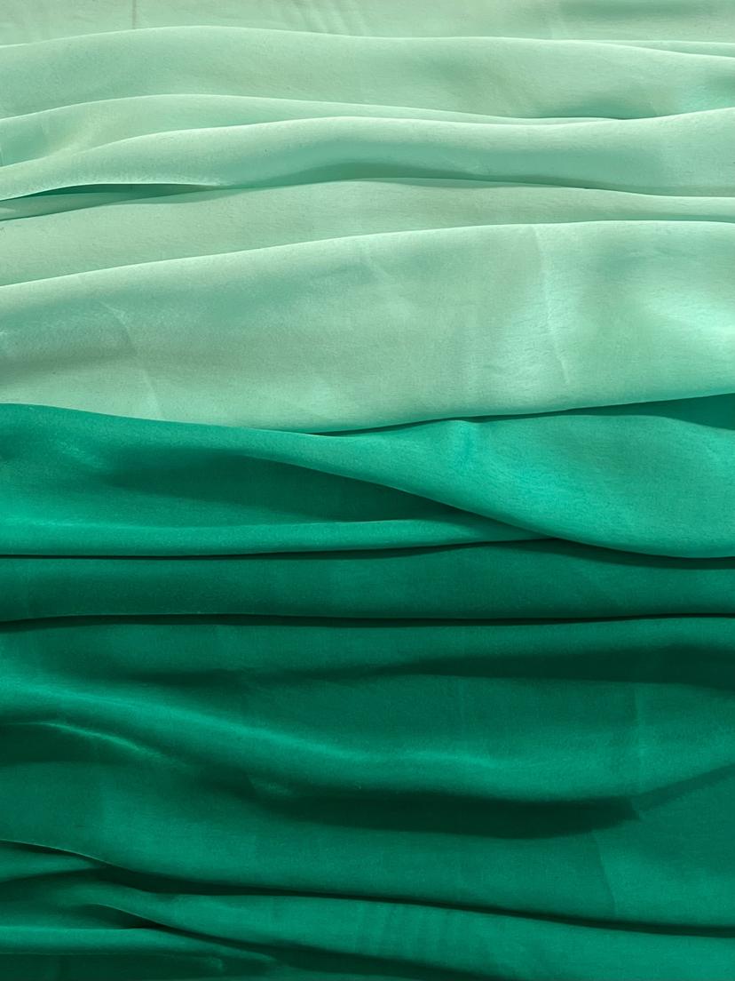 OMBRÉ POLY CHARMEUSE