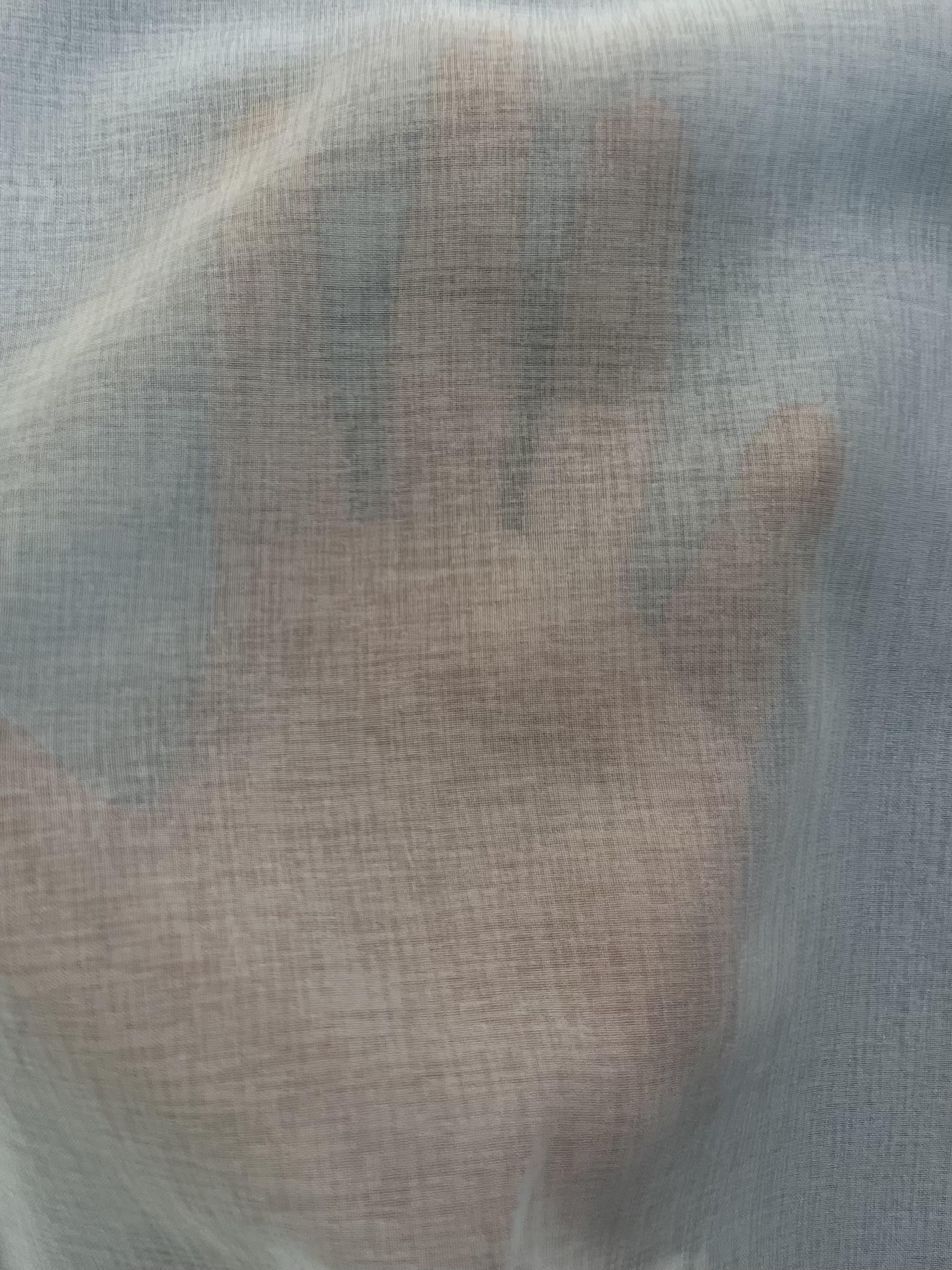 Japanese Polyester Gauze Chiffon in Baby Blue