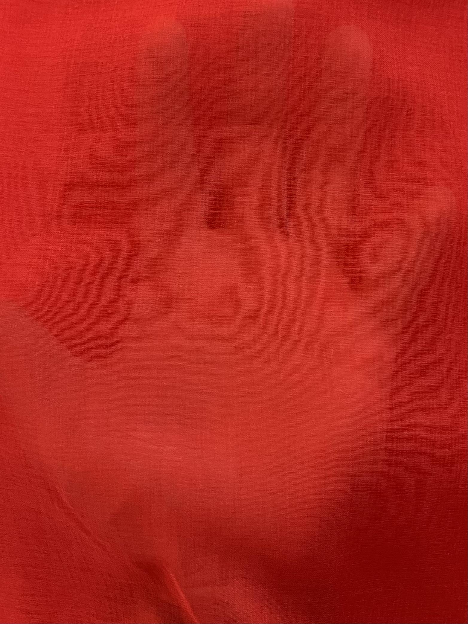 Japanese Polyester Gauze Chiffon in Red