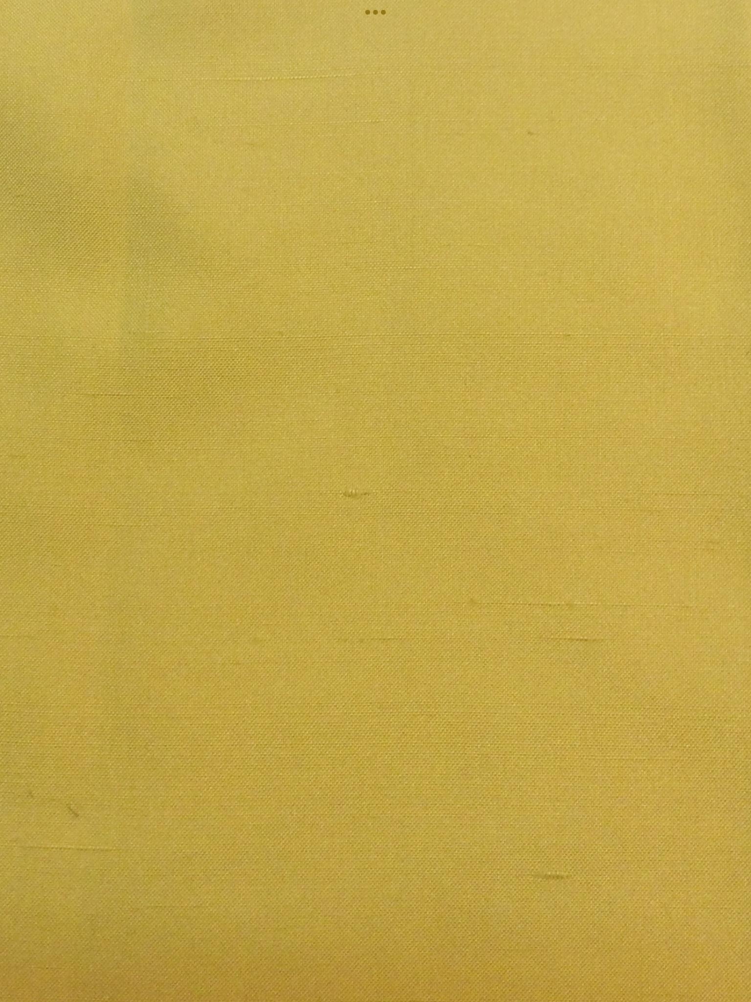 Made in Italy 100% Silk Duppioni in Yellow