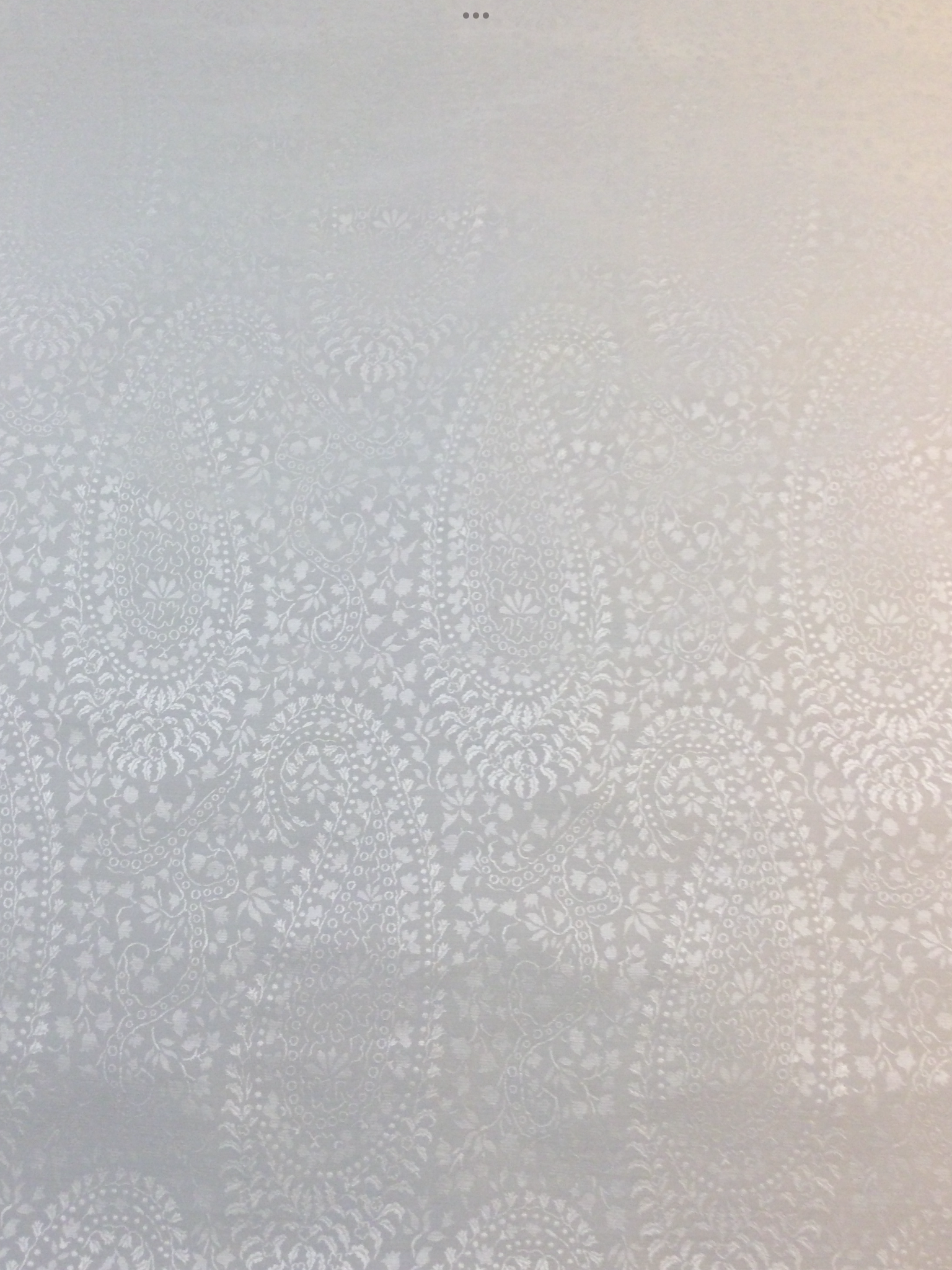 Made in Italy 100% Silk Giant Paisley Jacquard in Off White