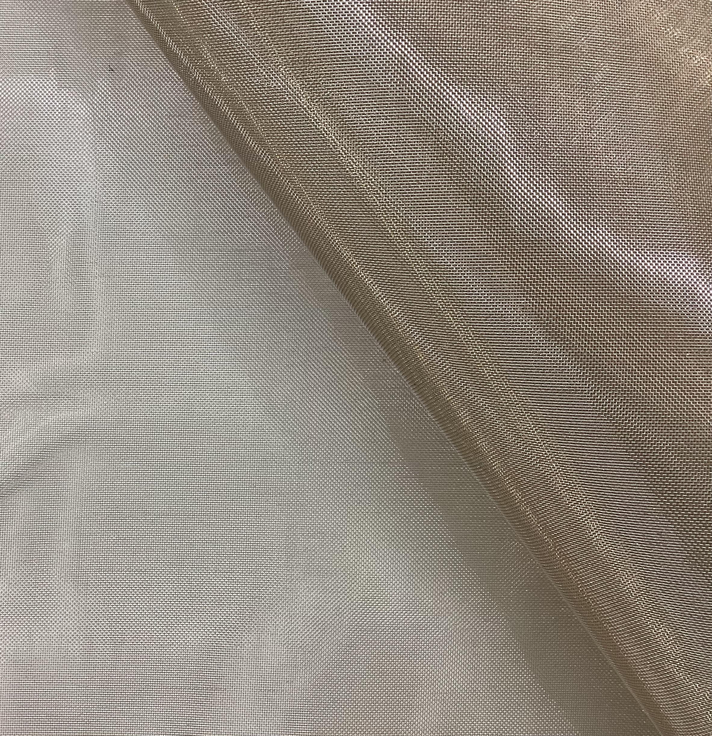 Nylon Double Side Metallic Crinoline In Gold and Platinum