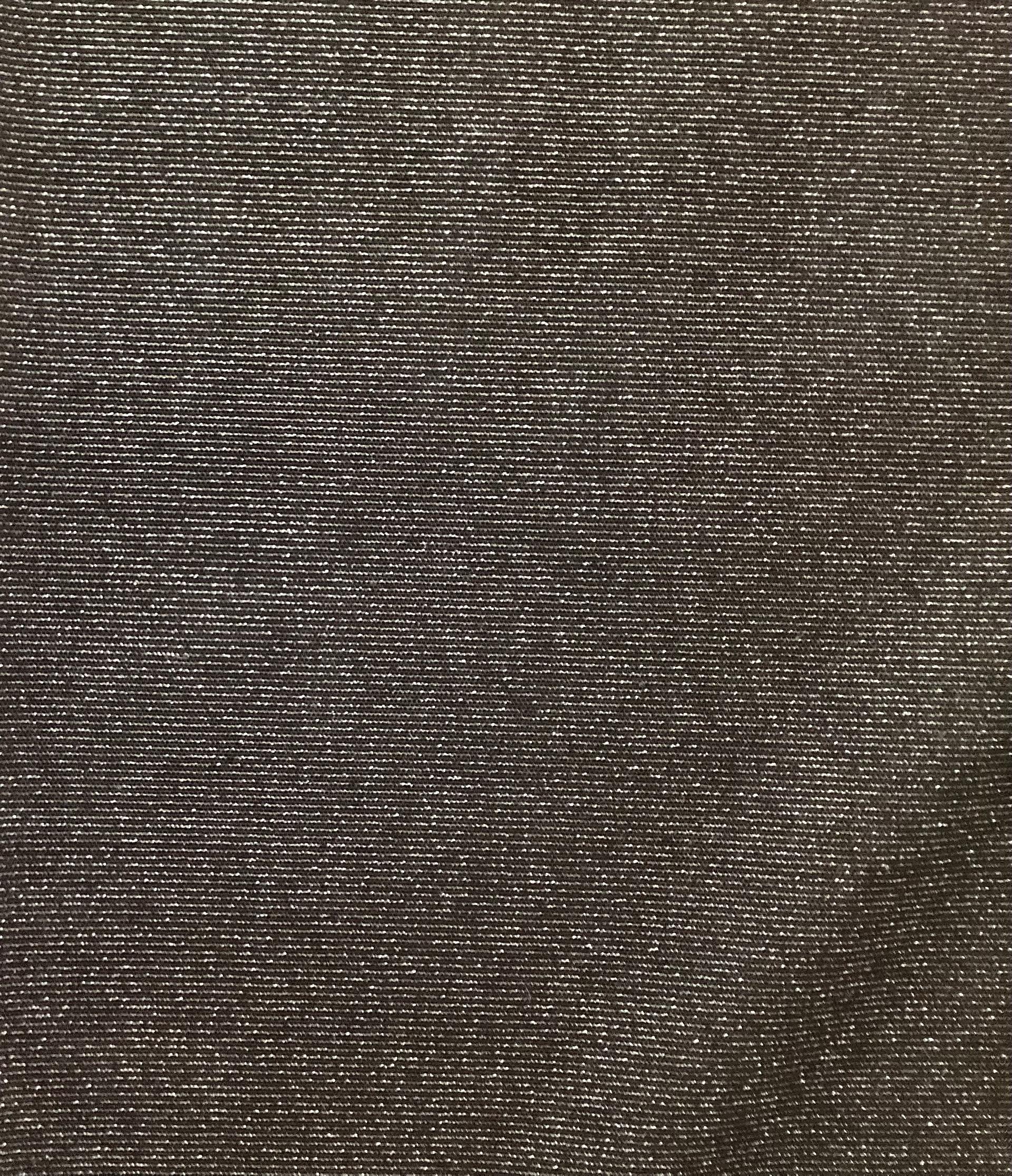 Made In Italy Metallic Nylon Tulle In Black Sliver