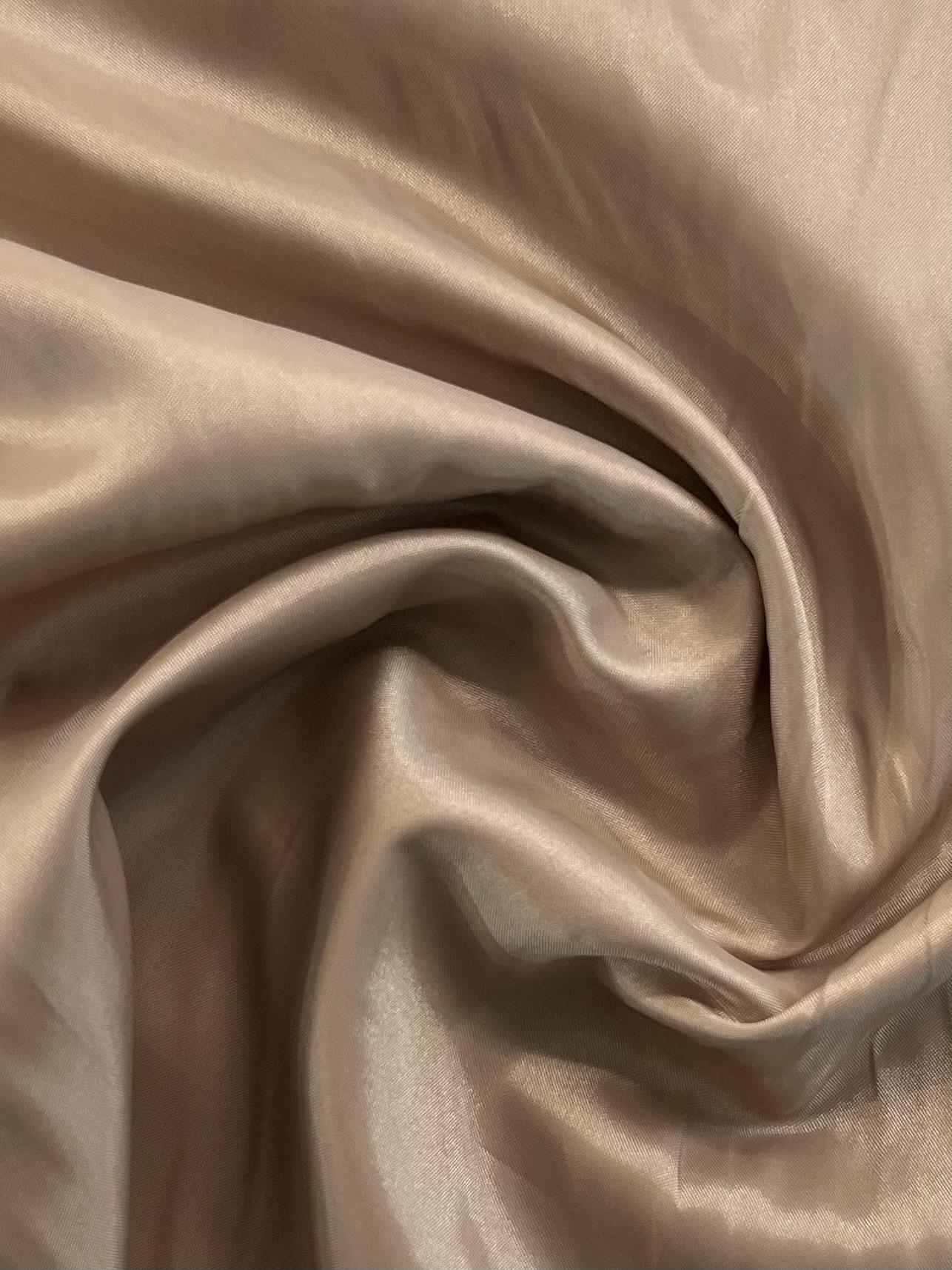 Japanese Habutae Polyester Lining Tan