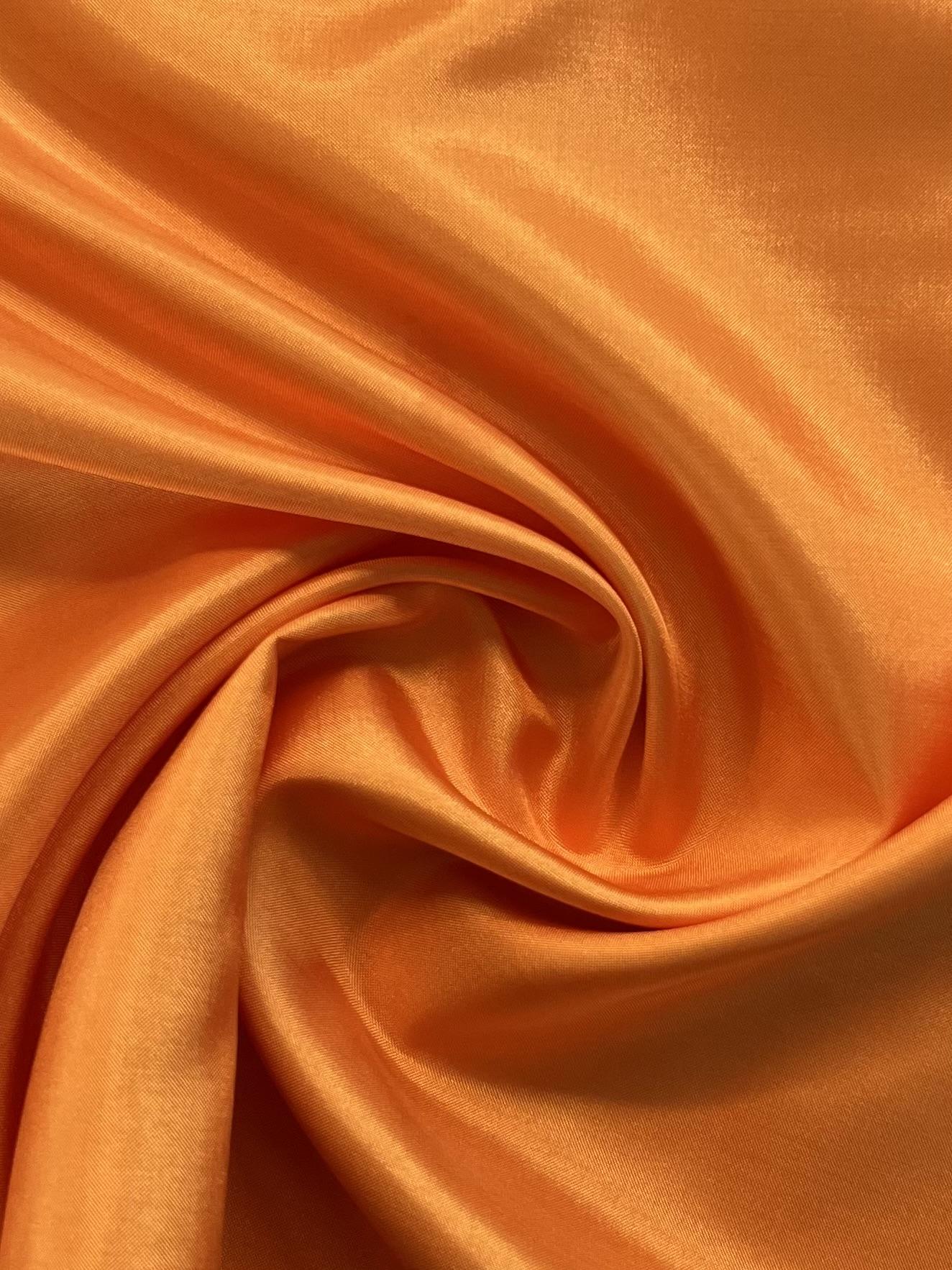 Japanese Habutae Polyester Lining in Amber