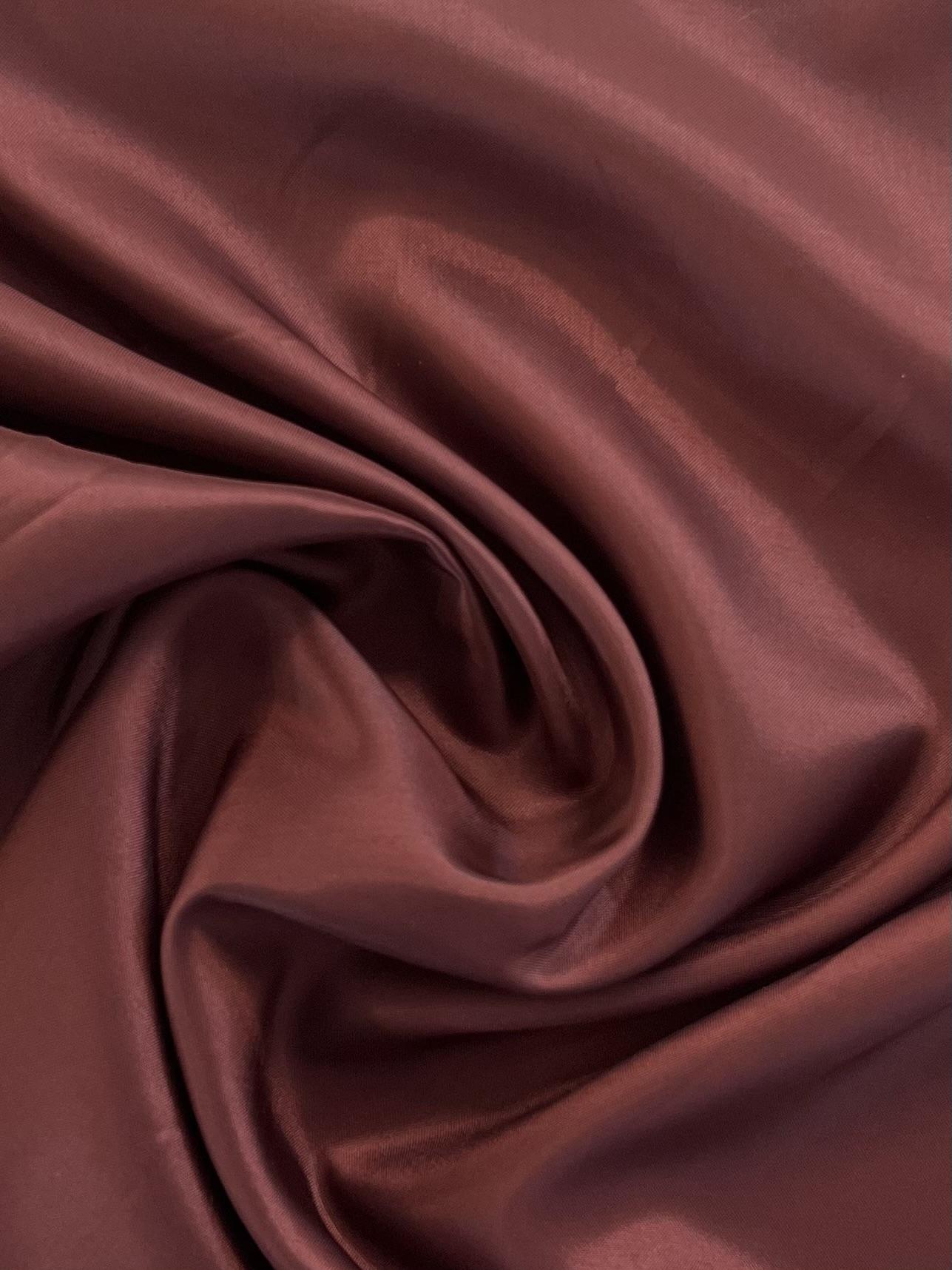 Japanese Habutae Polyester Lining in Maroon