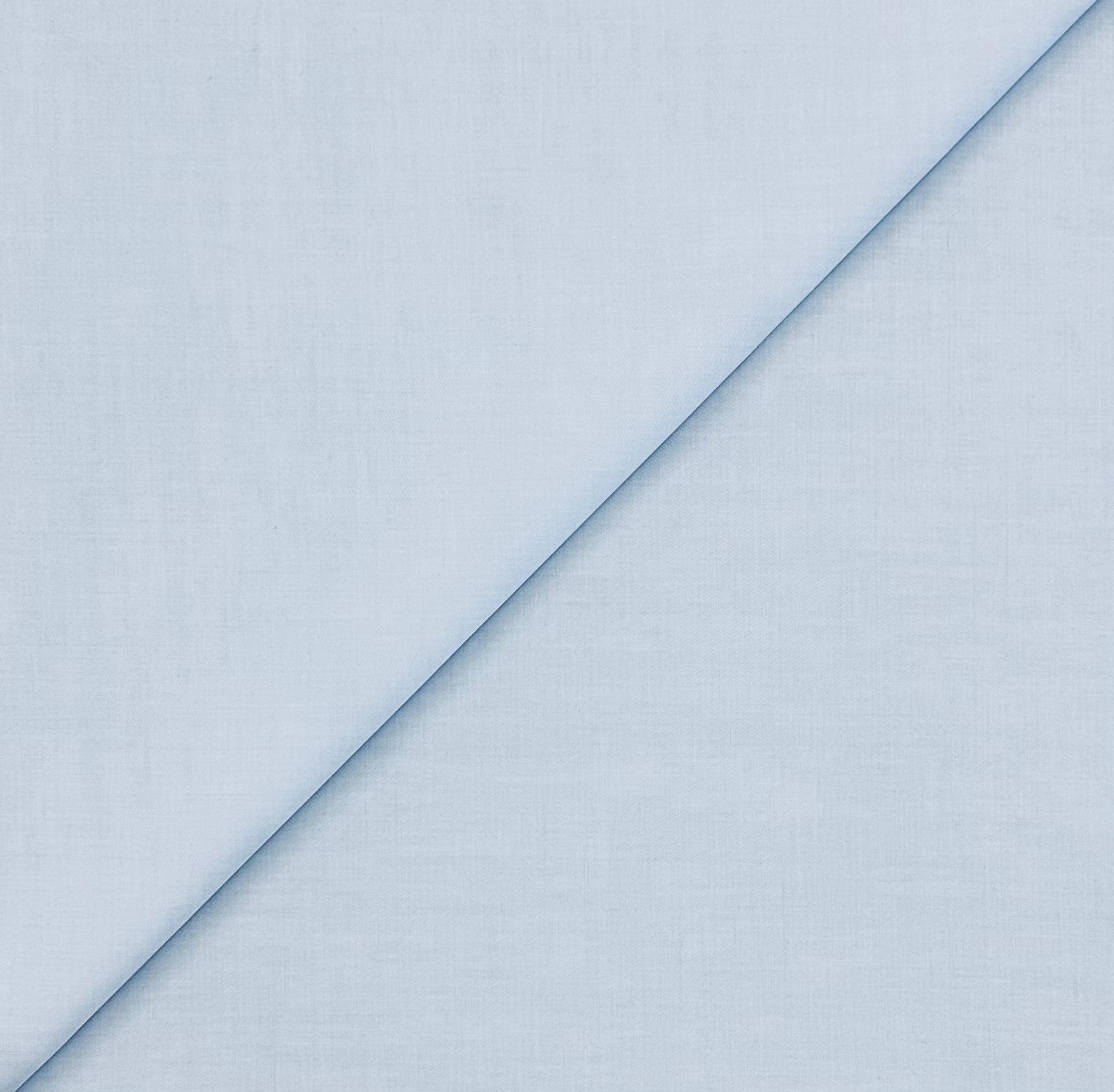 Sea Island Cotton Broadcloth in Blue