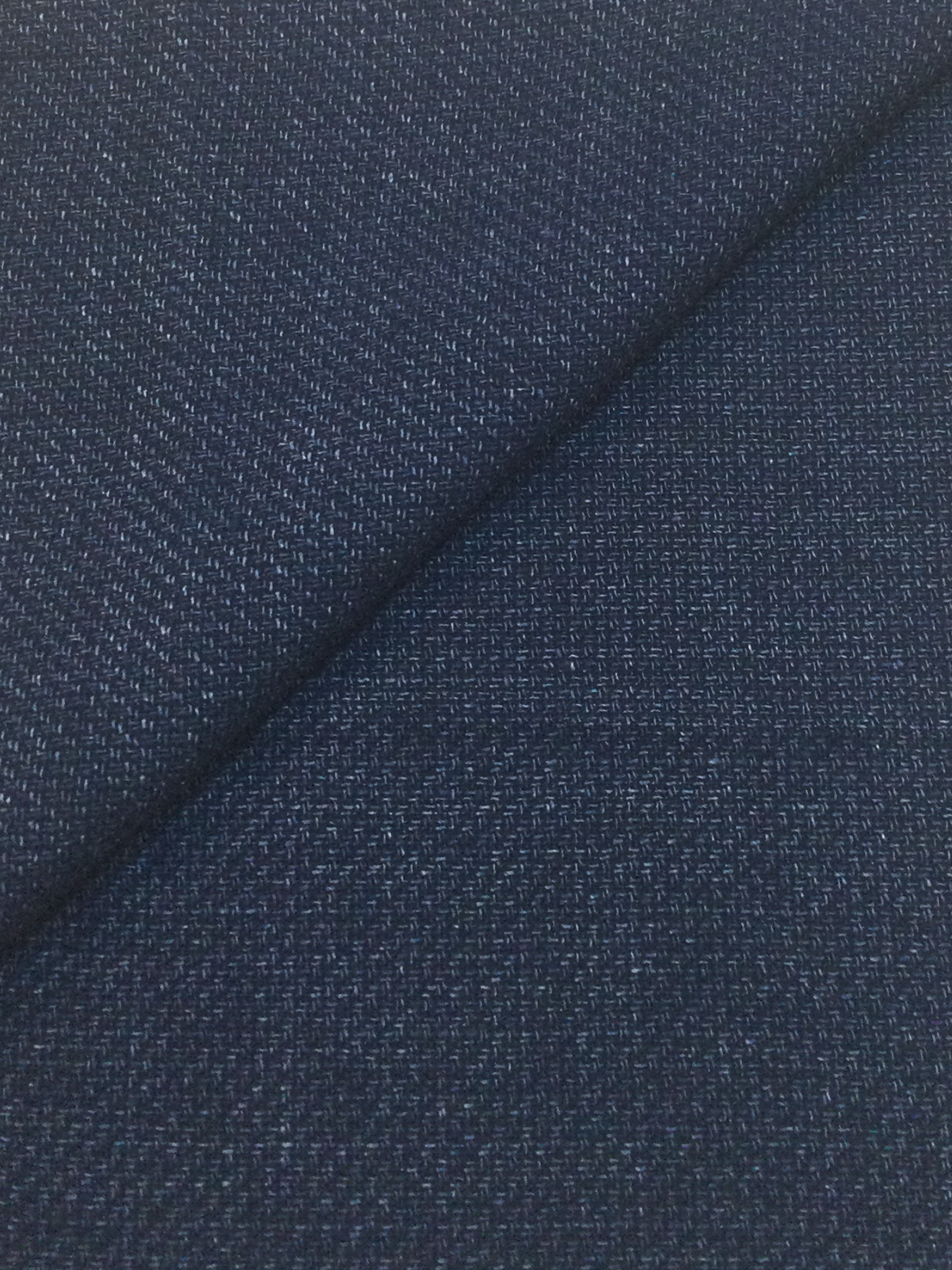 Italian Cotton Linen Basketweave in Indigo