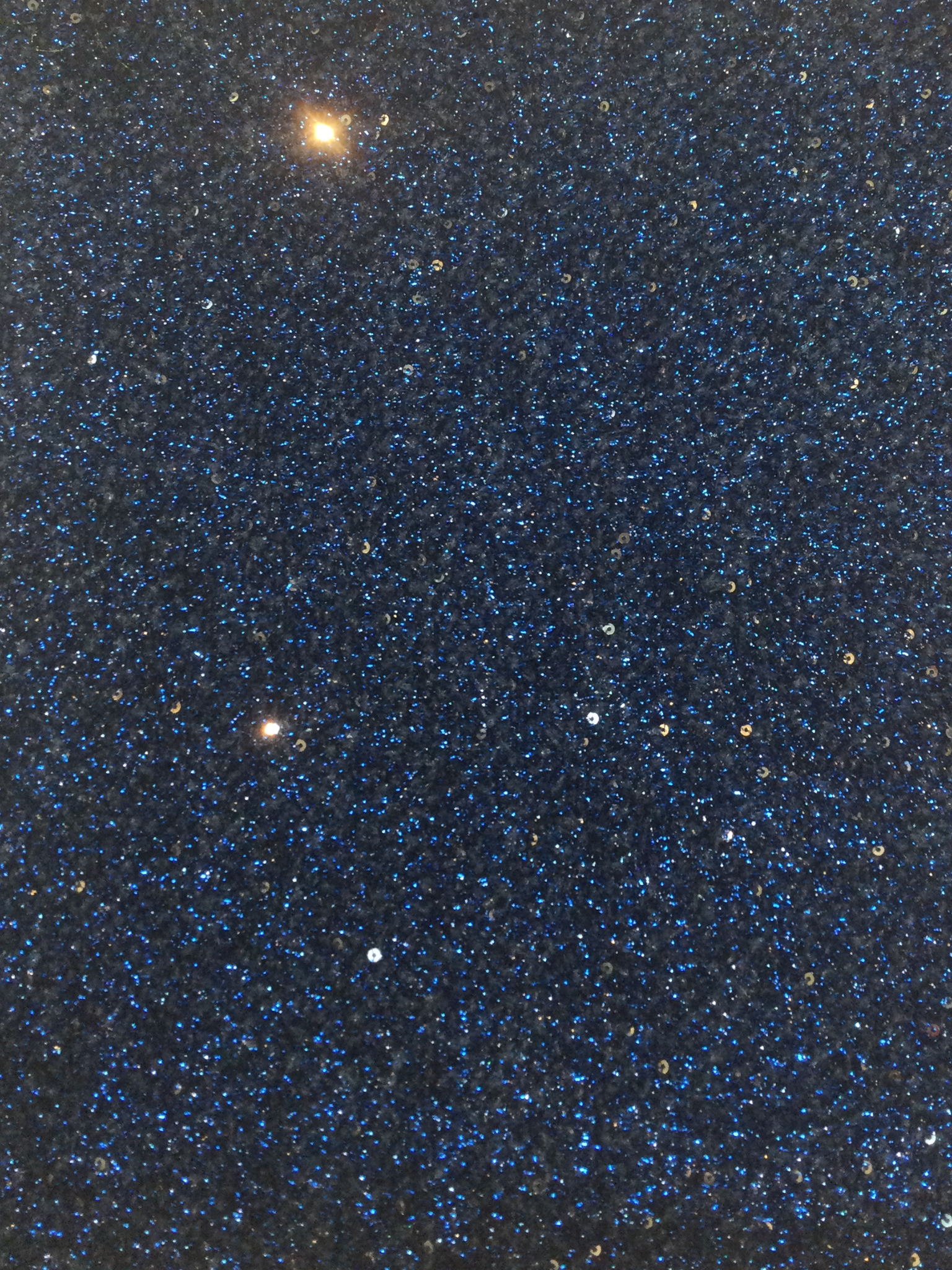 Italian Wool Nylon Lurex Tweed with Sequins in Royal Blue