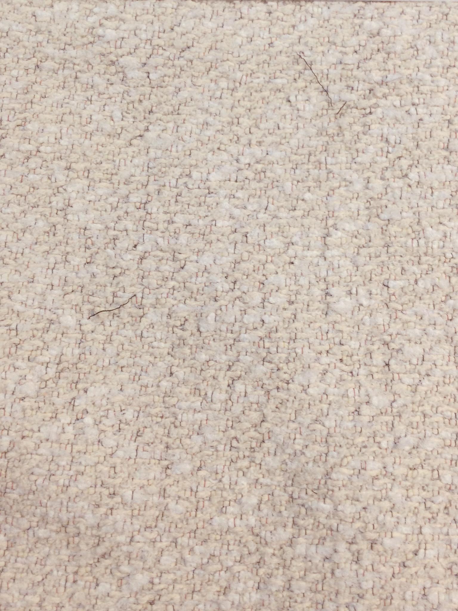 Italian Cotton Blend Tweed in Winter White